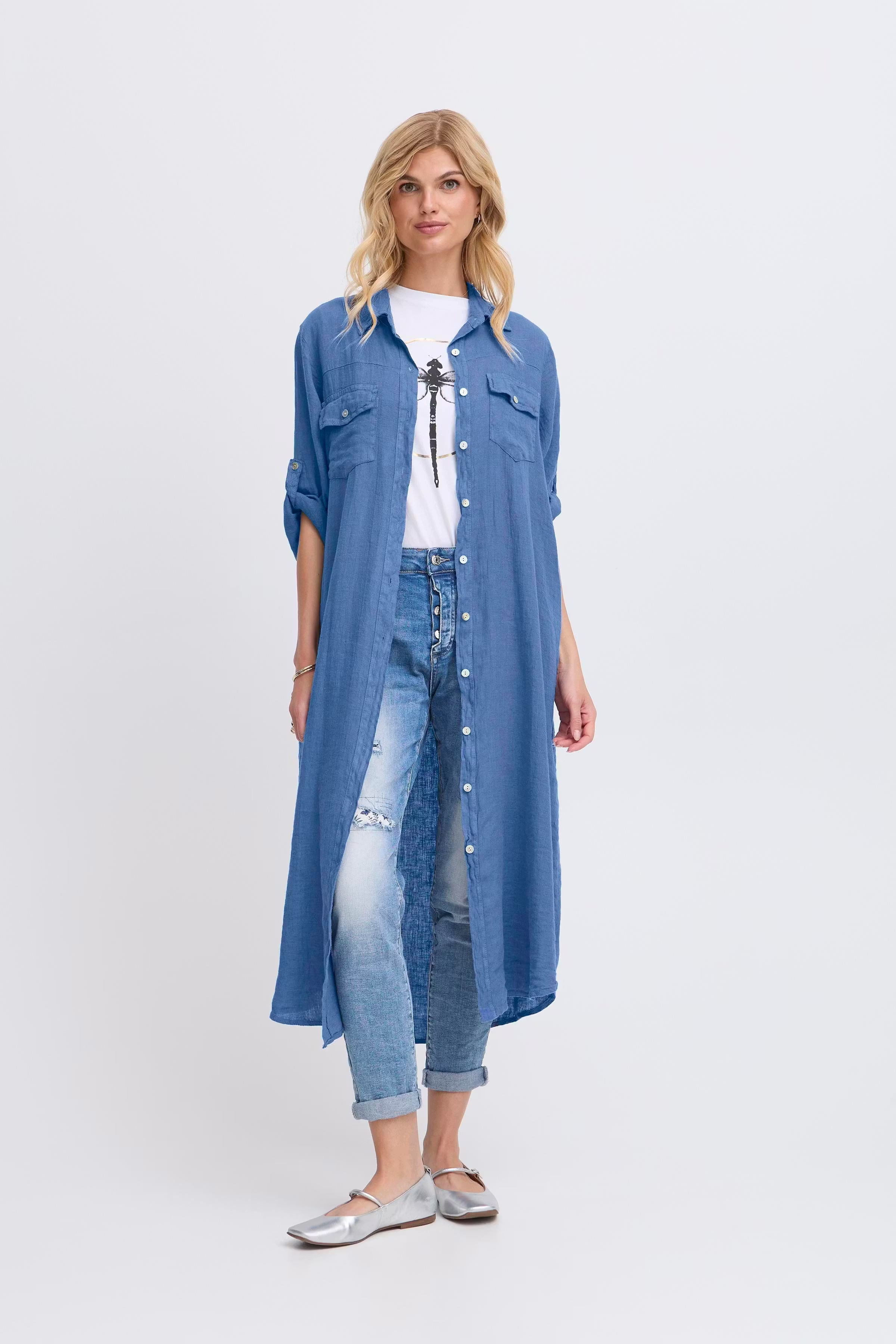 SBFONTANELLE Kjole LOOKBOOK FRONT 22101043-194030