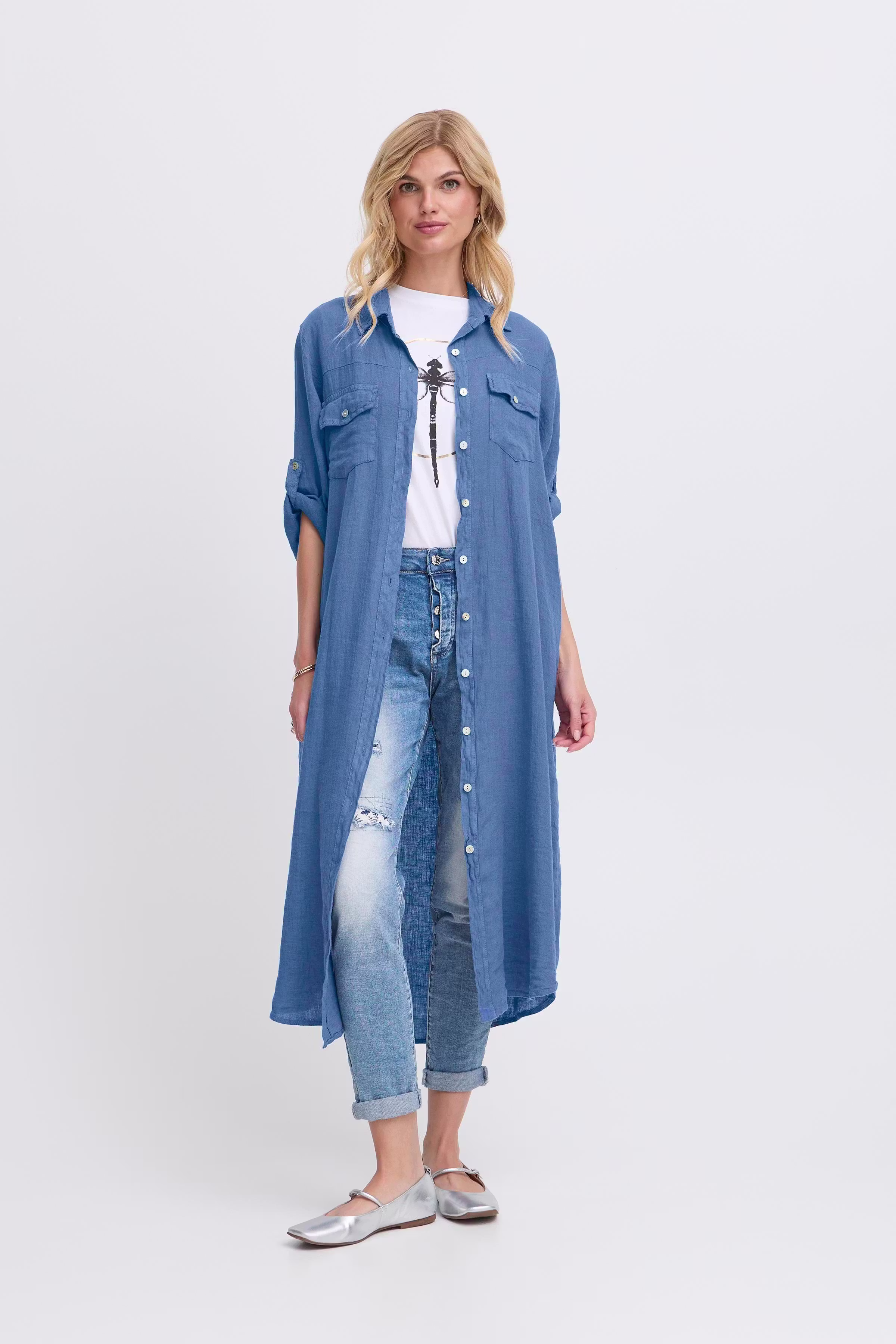 SBFONTANELLE Kjole LOOKBOOK FRONT 22101043-194030
