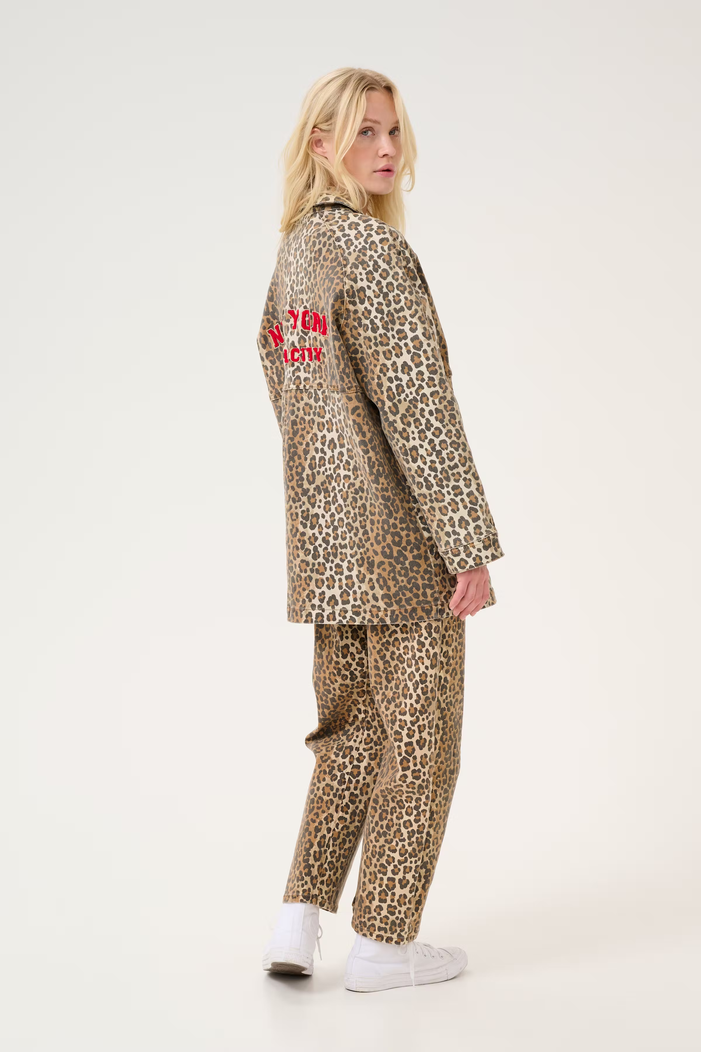 CUaliena Leopard Shirt jacket LOOKBOOK BACK 50111657-107355