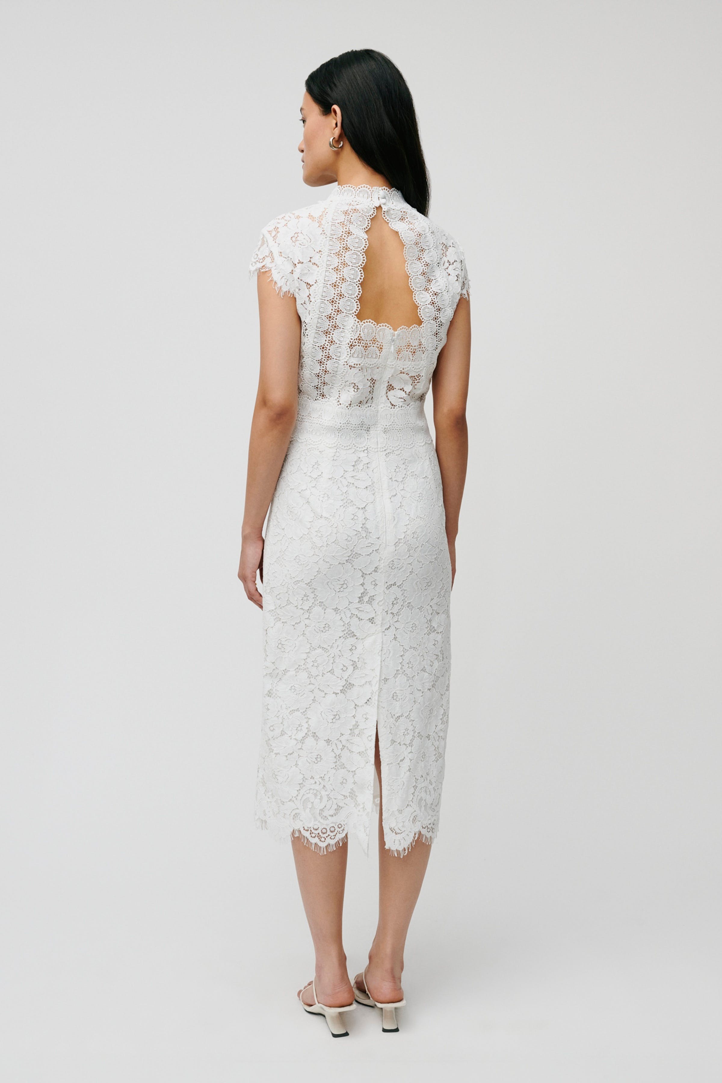 NYNA Kleid LOOKBOOK BACK 30600410-WH010