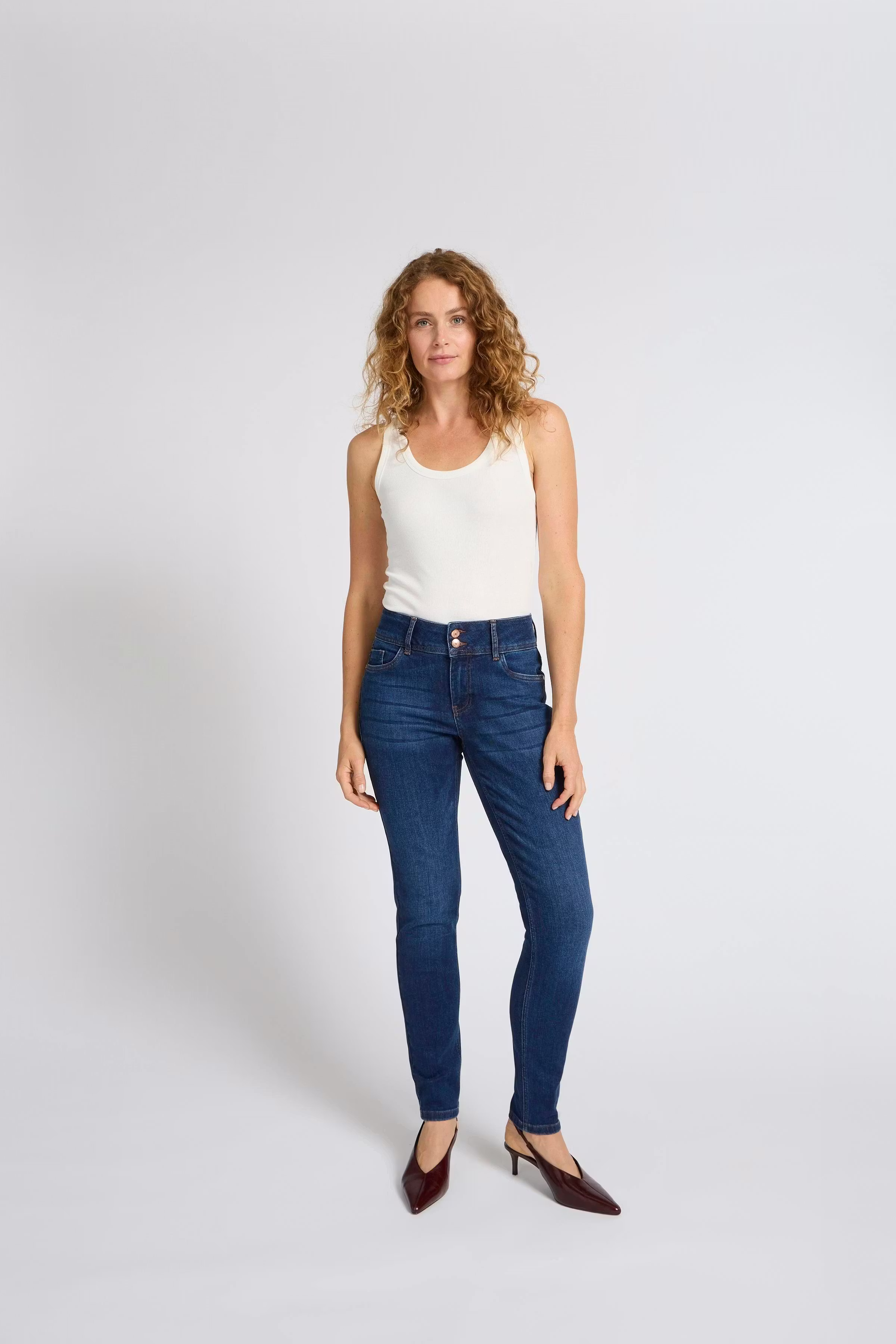 PZSUZY HW Curved Jeans Skinny Leg LOCATION NONE 50205549-200002
