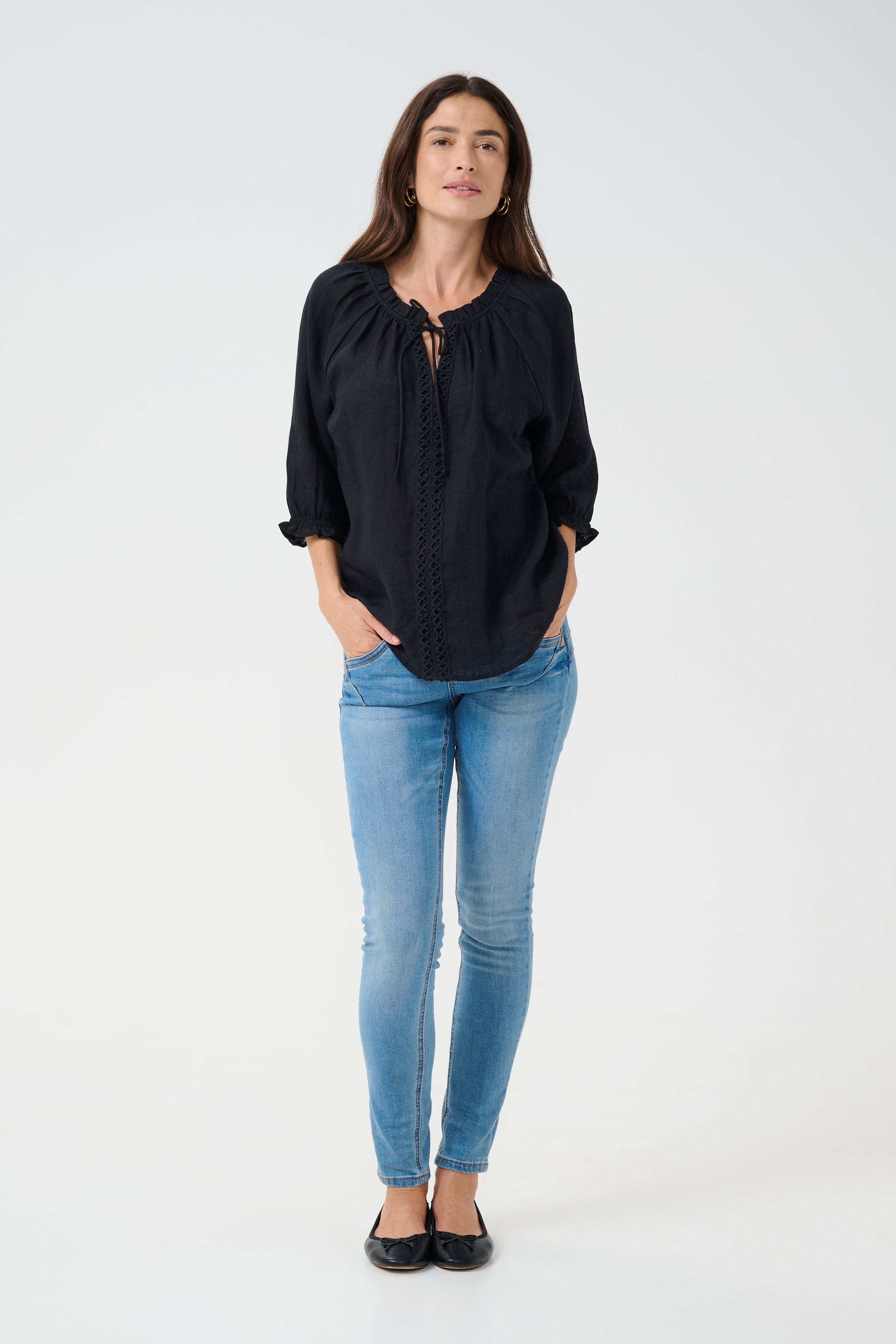 CRBellis Linne blouse LOOKBOOK FRONT 10613469-100120