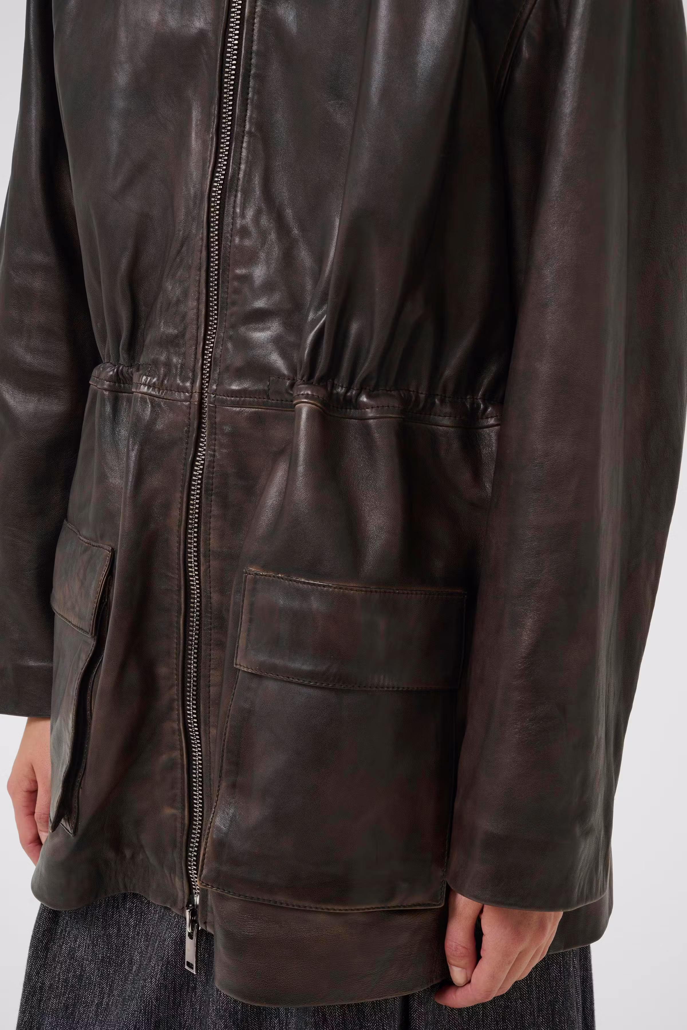 KBBrooklyn Leren jas LOOKBOOK DETAIL 10105607-191015