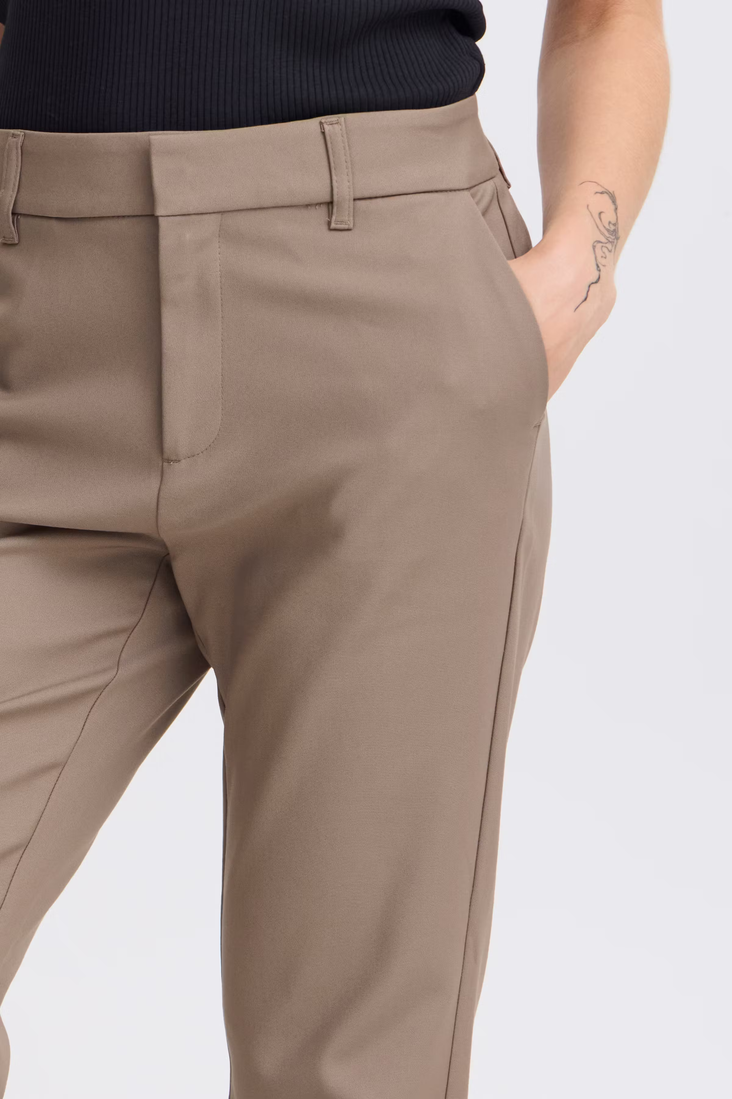 PZBINDY High Waist Bootcut Leg Bukser LOOKBOOK DETAIL 50207207-181112