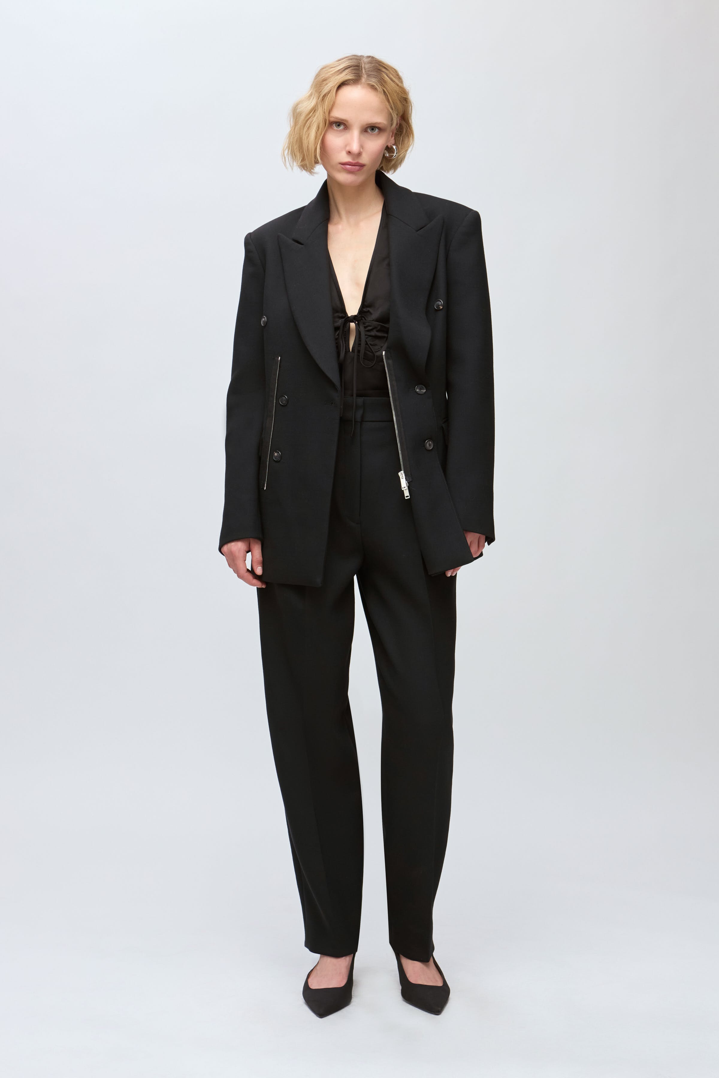 IOJunko Blazer LOOKBOOK FRONT 30600055-BK999