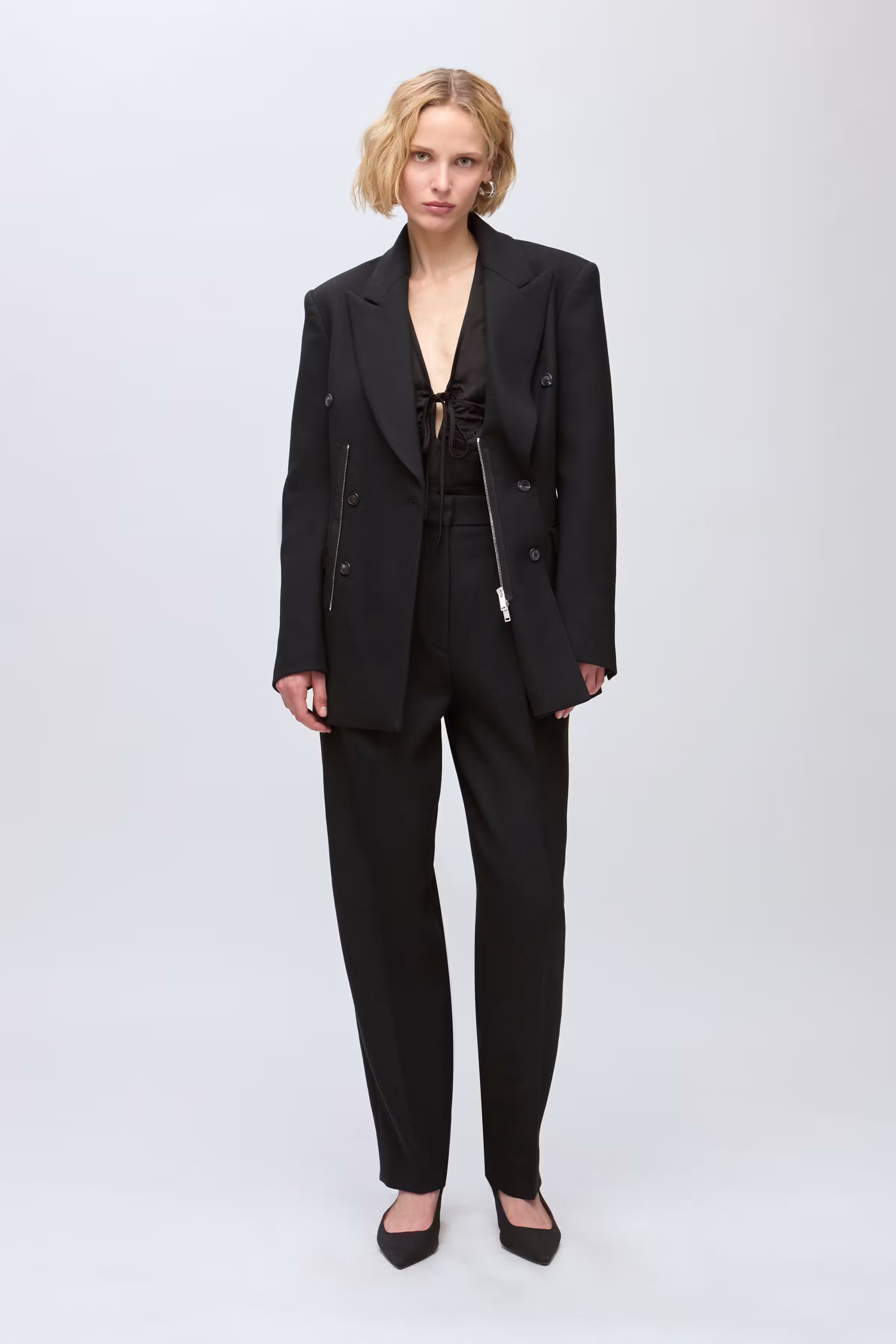 IOJunko Blazer LOOKBOOK FRONT 30600055-BK999