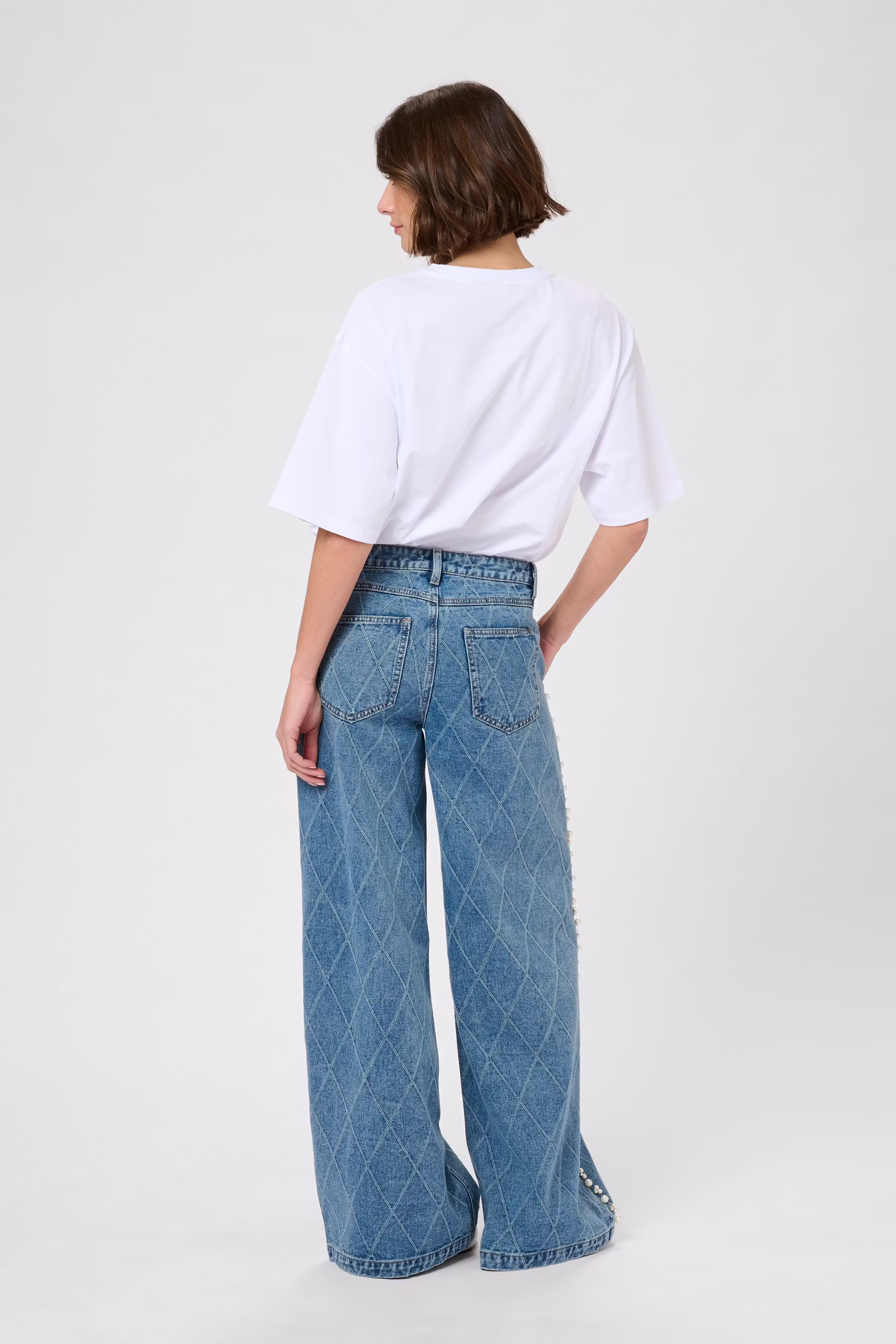 CUalys Jeans met parels LOOKBOOK BACK 50112280-500027