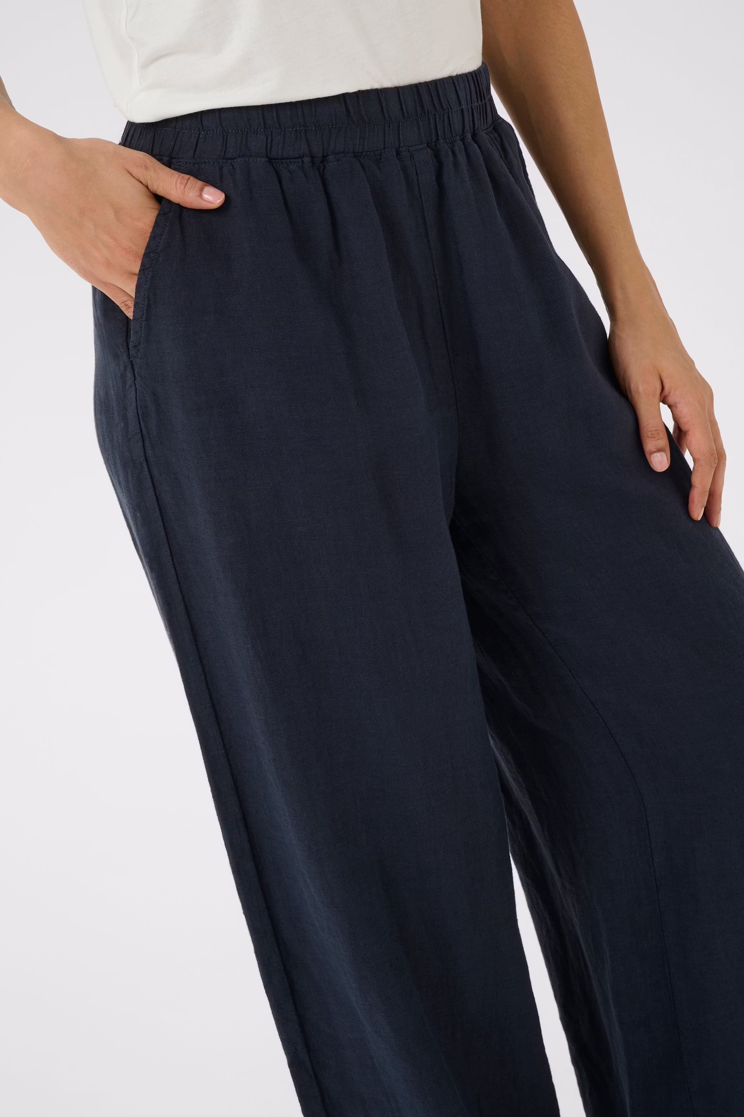 CUnyssa 100% Linen Trousers LOOKBOOK DETAIL 50111693-194011