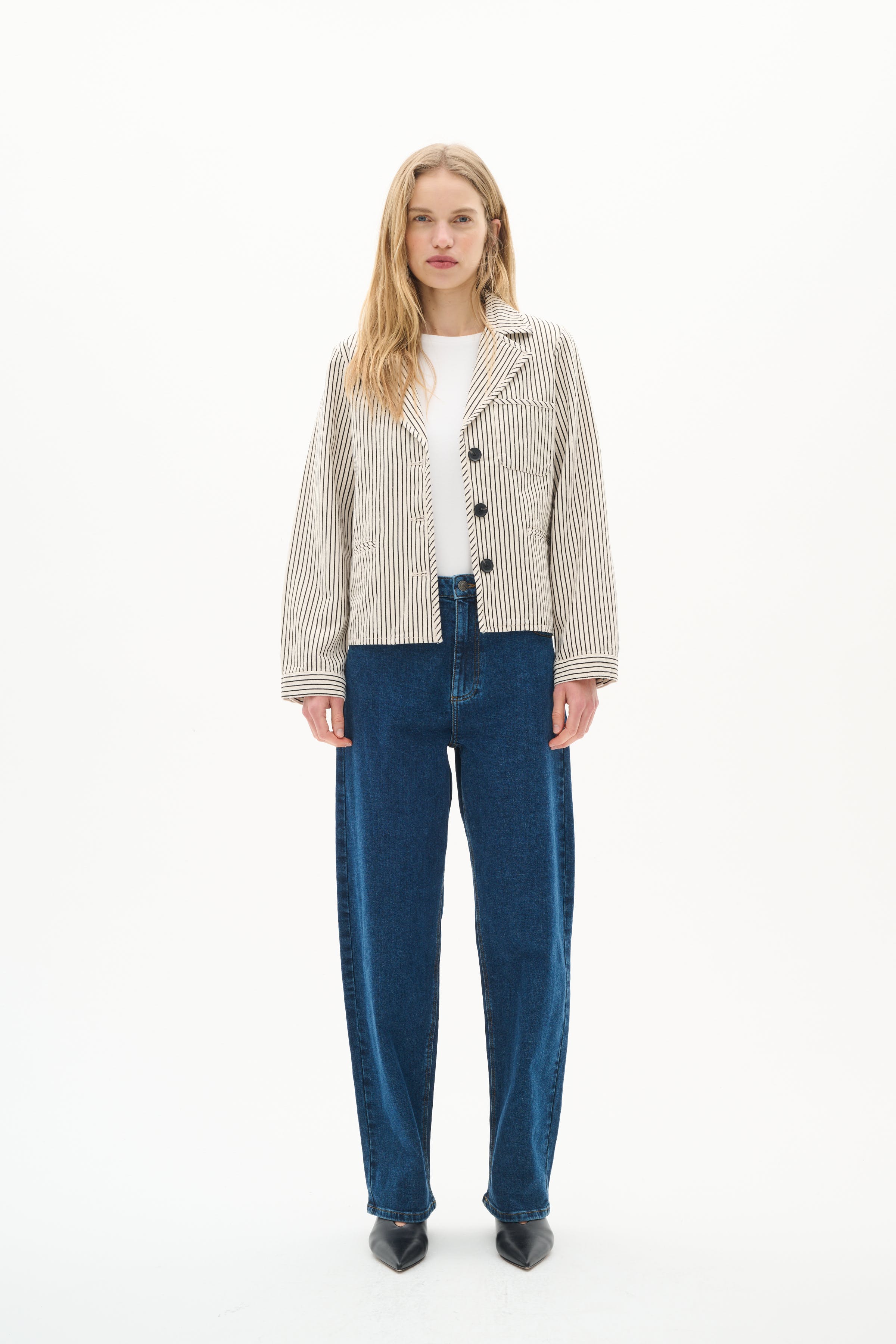 BaiIW Casual denim jacket LOOKBOOK FRONT 30110563-302821