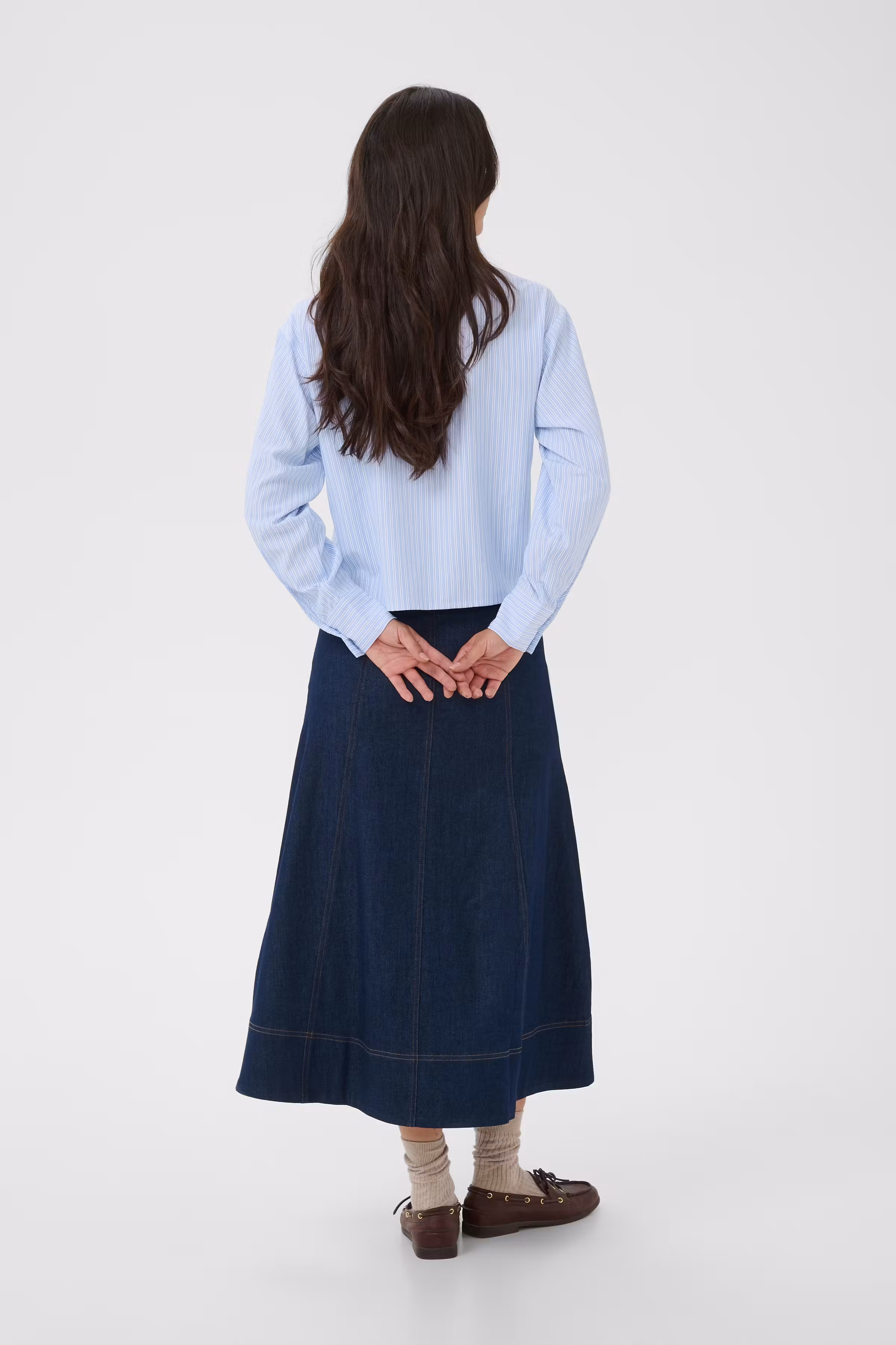 KArosalie Stribet Skjorte LOOKBOOK BACK 10513171-1000840