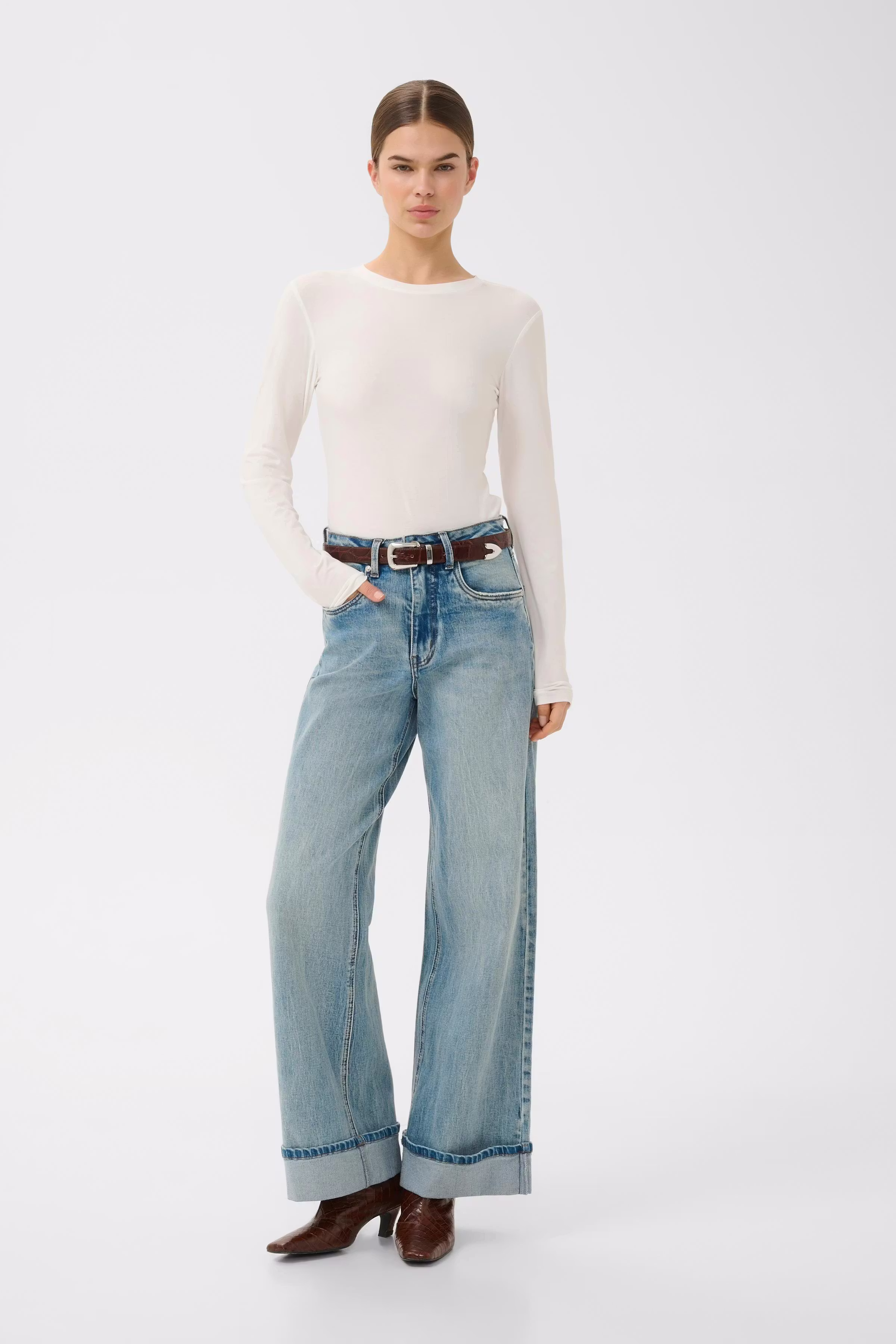 GZmida T-shirt met lange mouwen LOOKBOOK FRONT 10910958-110103