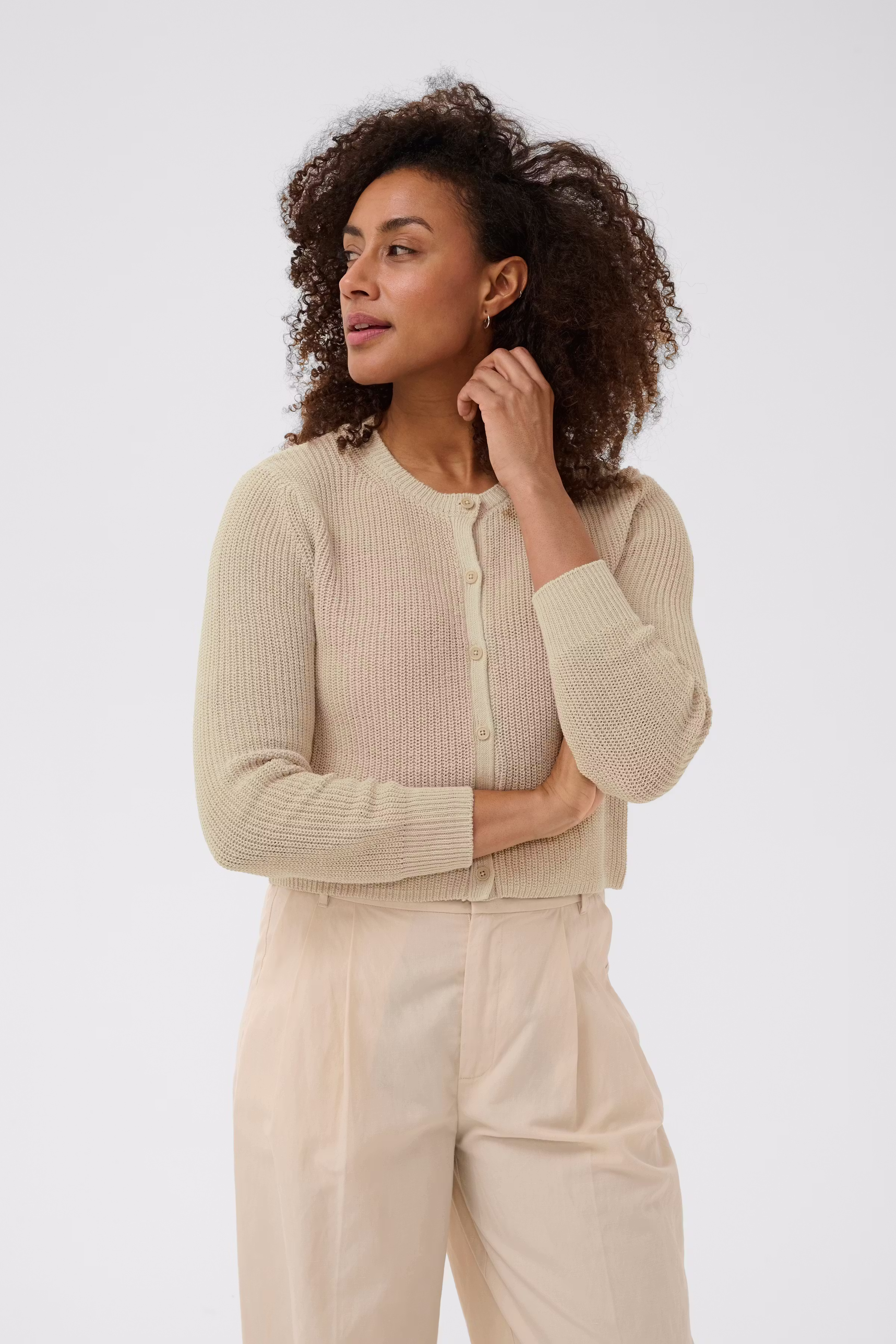 GigiaPW Cardigan LOOKBOOK FRONT 30309579-130400