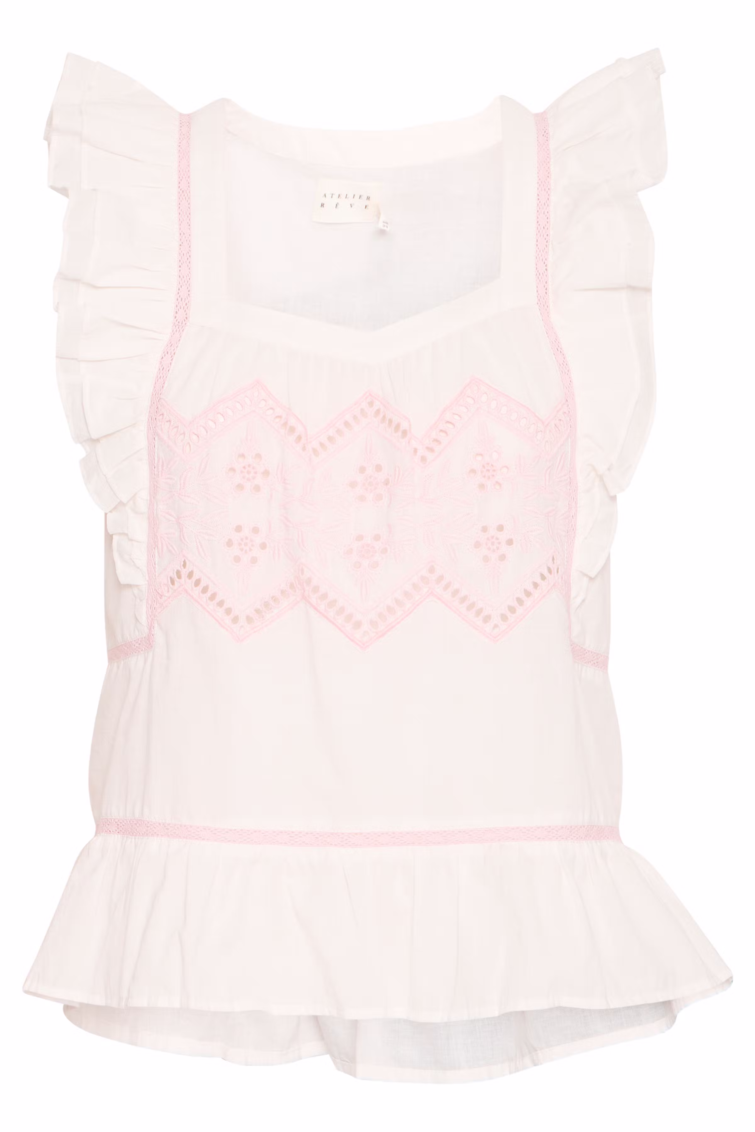 IREMILY Kurzarm-Bluse PACK FRONT 20122890-110602