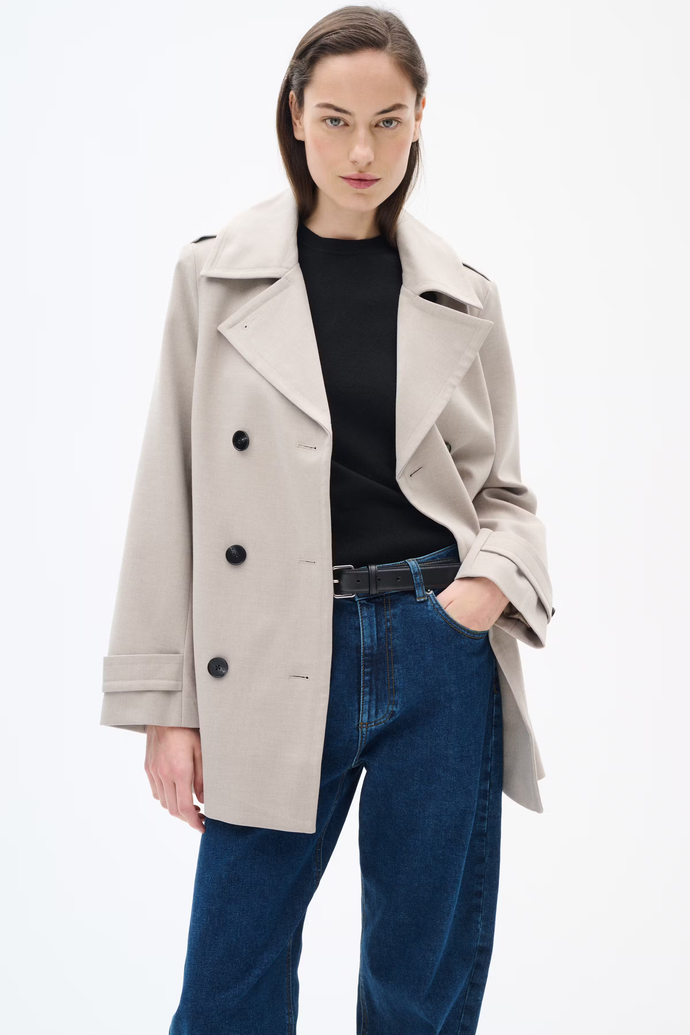 UlrykaIW Sailor Frakke LOOKBOOK FRONT 30110019-1304031