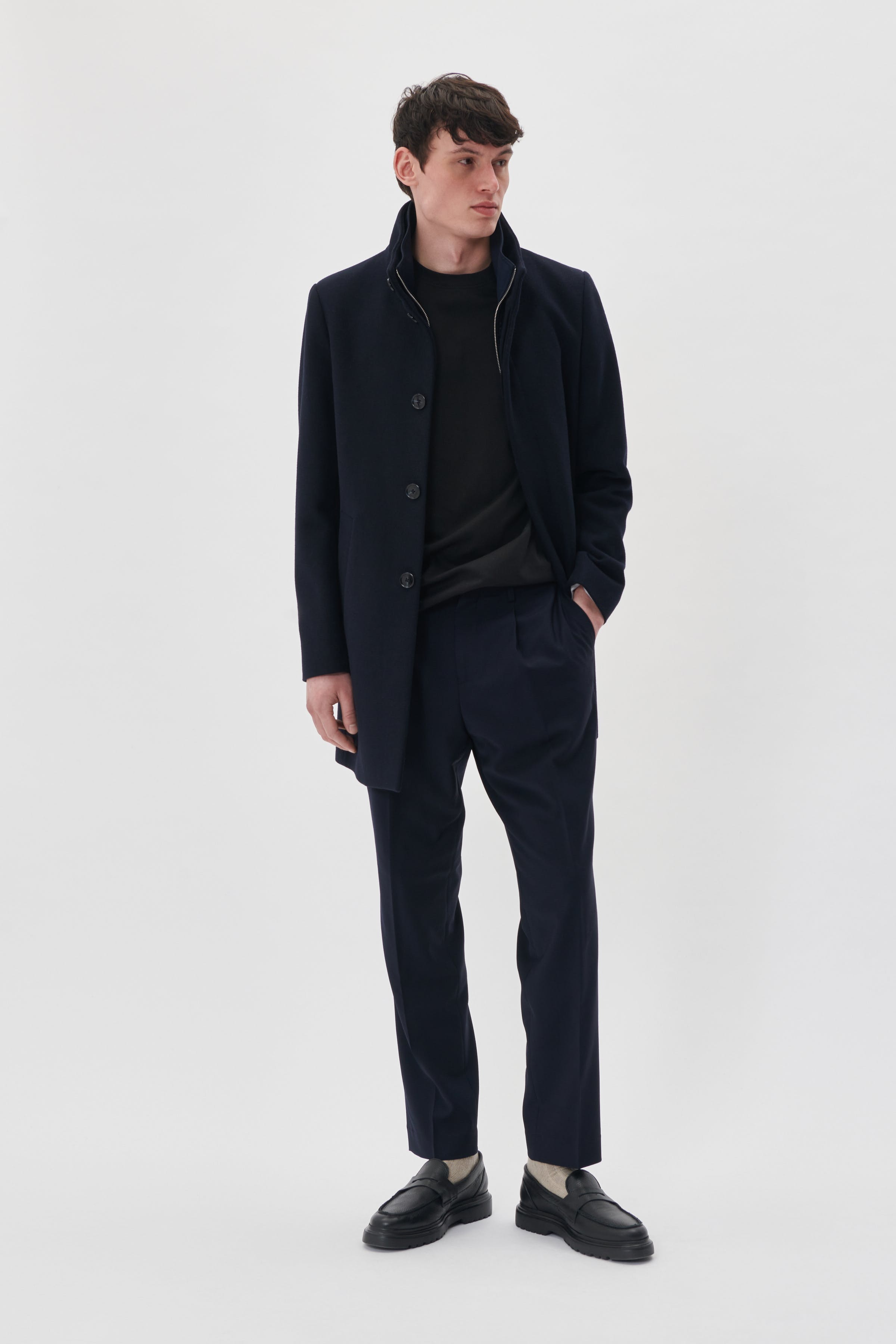 Harvey Wool Coat LOOKBOOK FRONT 30203845-194011