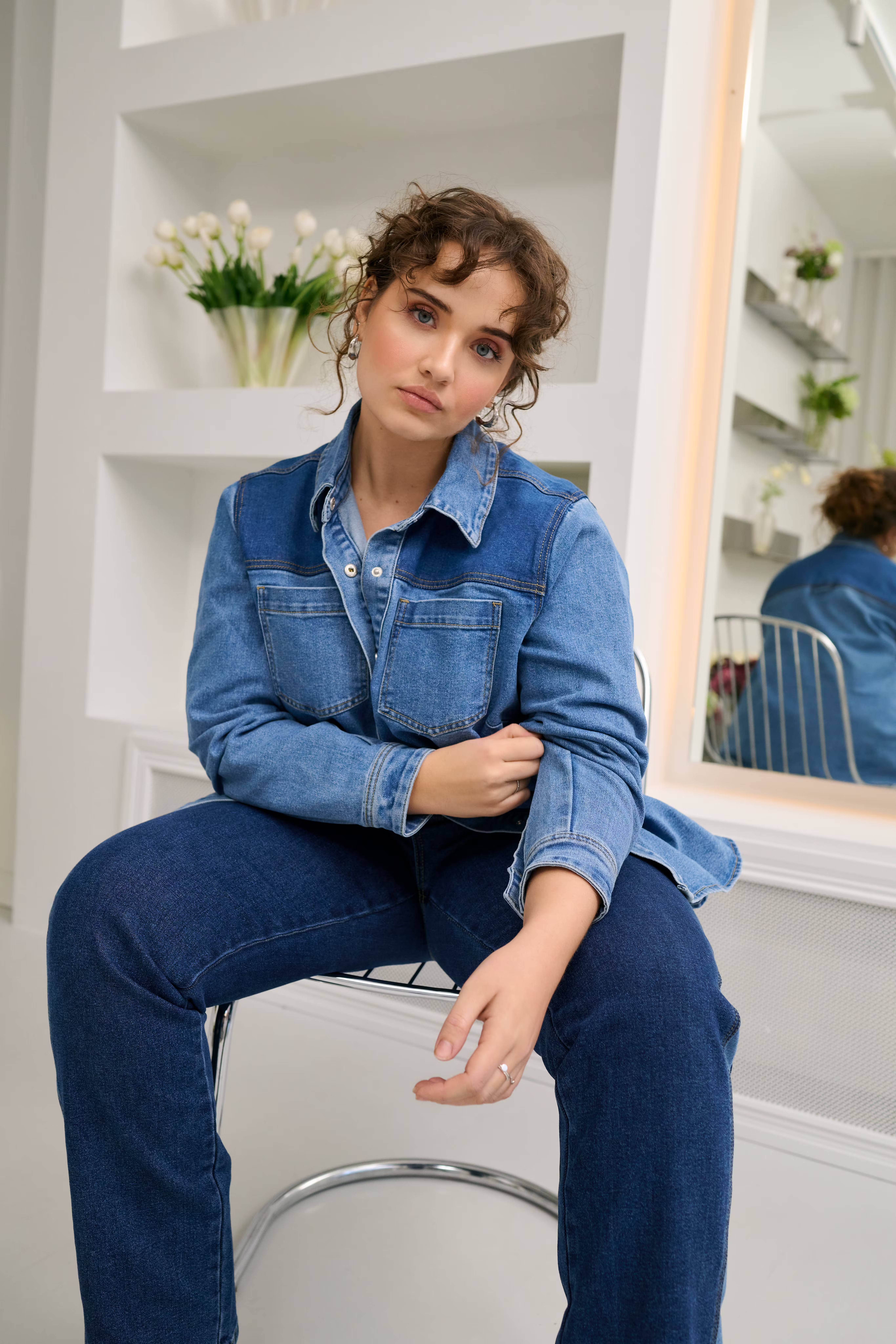 KCsandria Denim Overhemd LOCATION NONE 10583531-102989