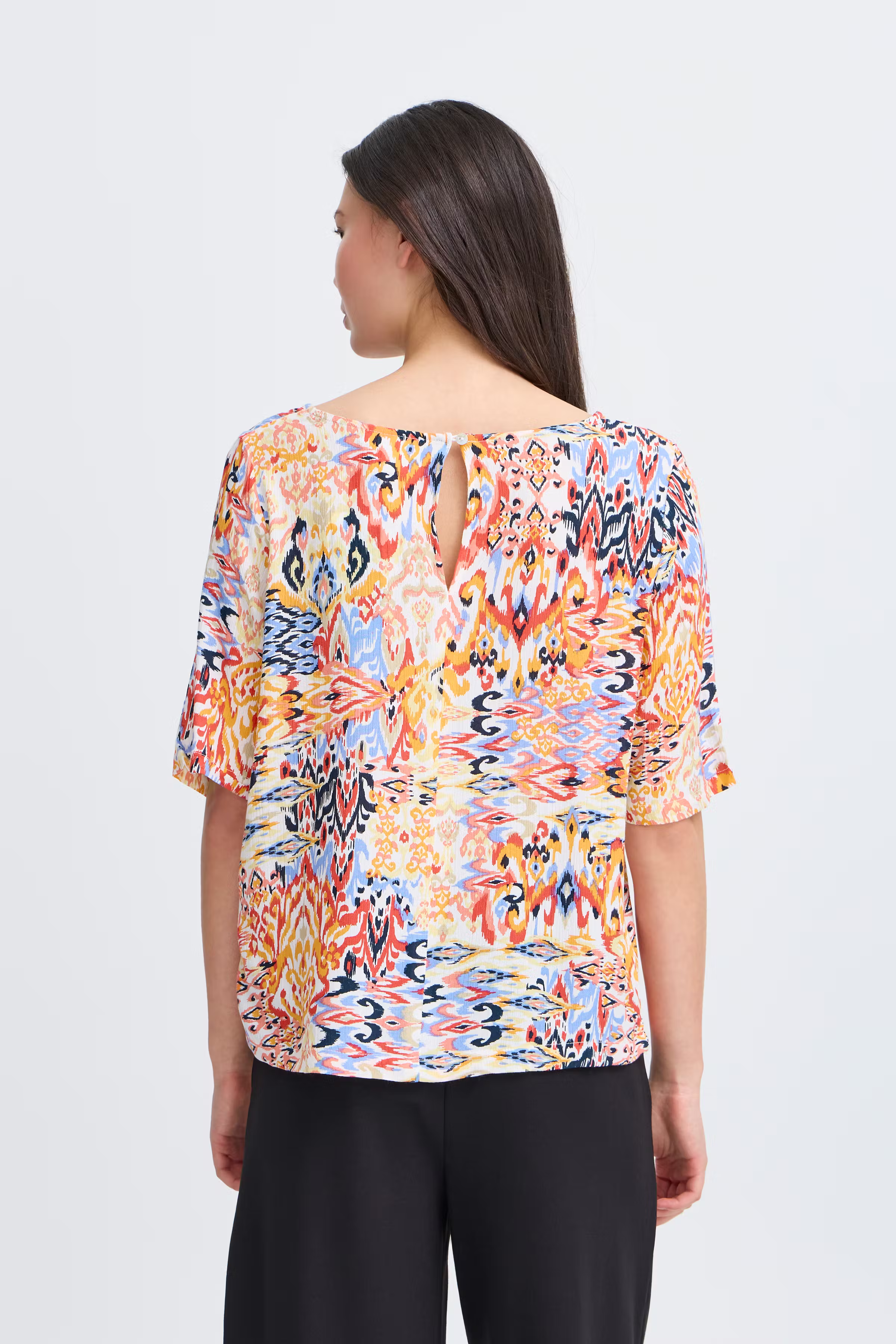 Blouse met korte mouwen LOOKBOOK BACK 20122971-204485