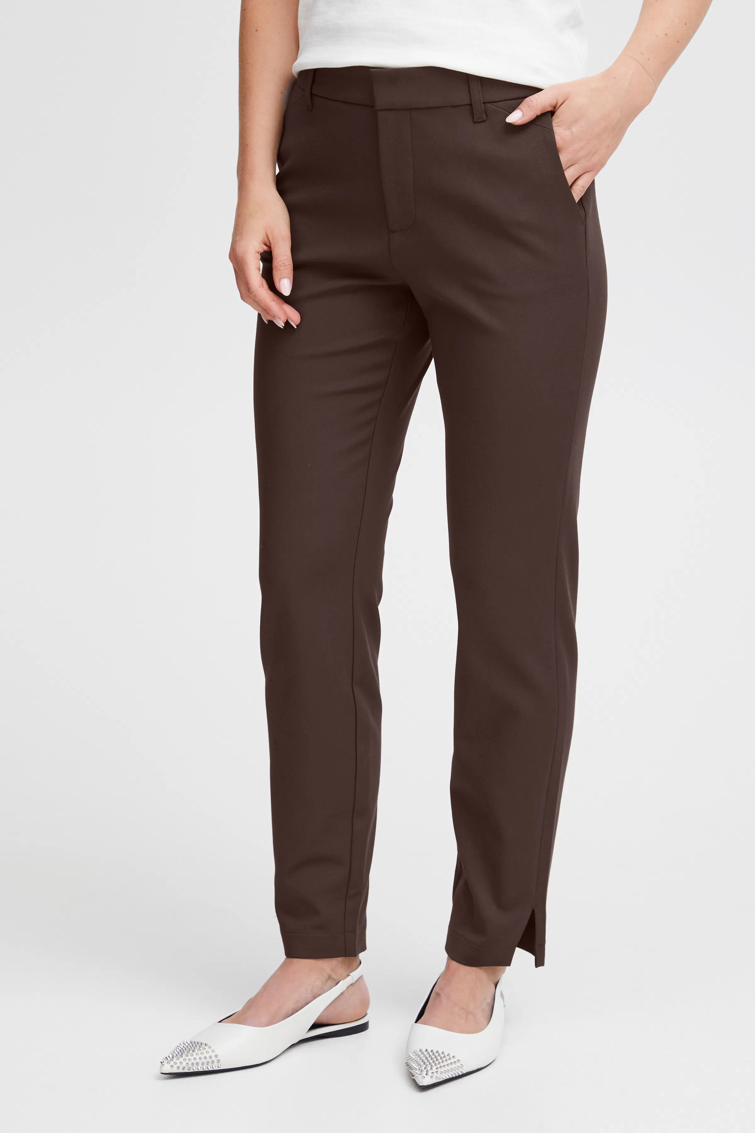 PZBINDY High Waist, Ankle Skinny Leg Bukser LOOKBOOK FRONT 50206891-191016