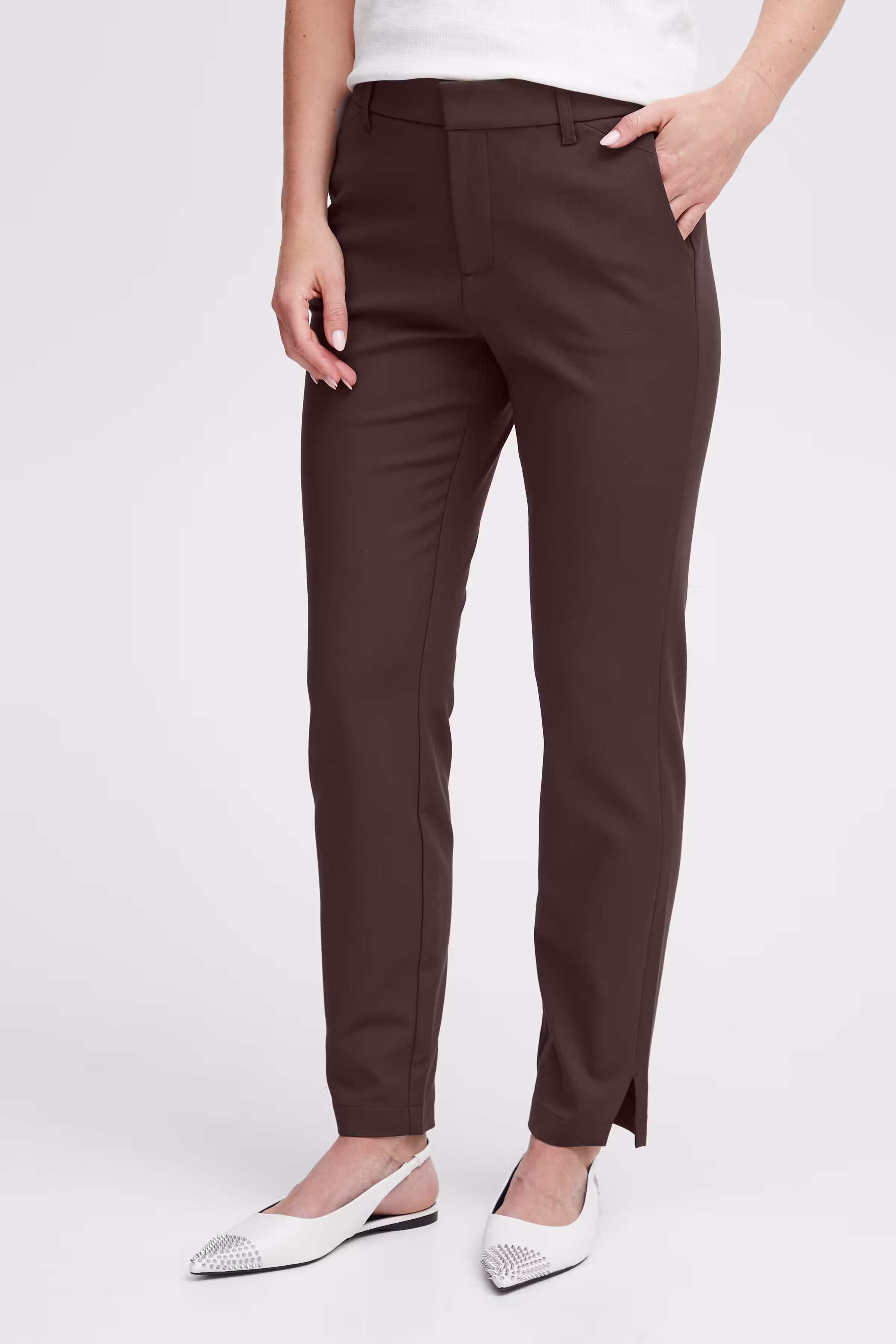 PZBINDY High Waist, Ankle Skinny Leg Bukser LOOKBOOK FRONT 50206891-191016