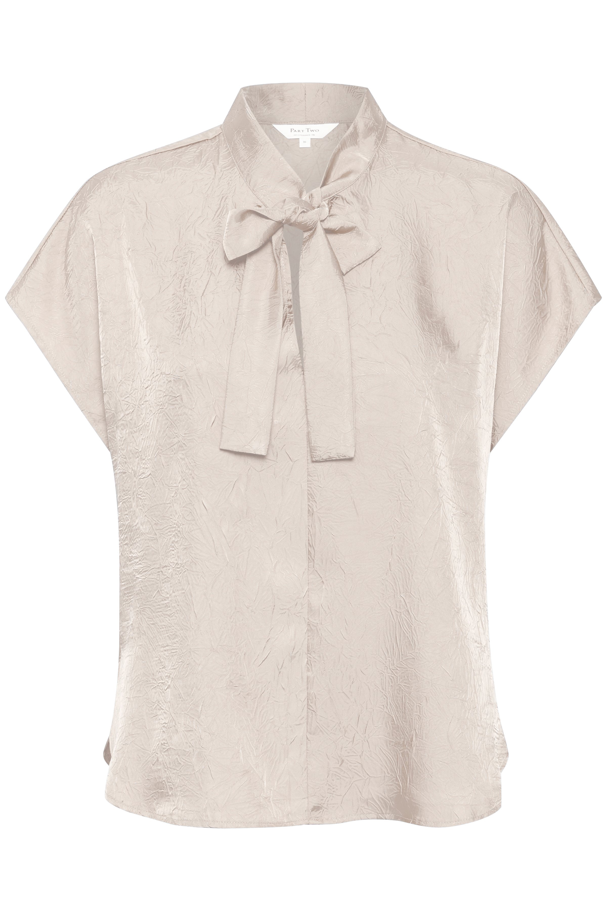 EstefaniaPW Kortermet bluse med sløyfe PACK FRONT 30308490-194215