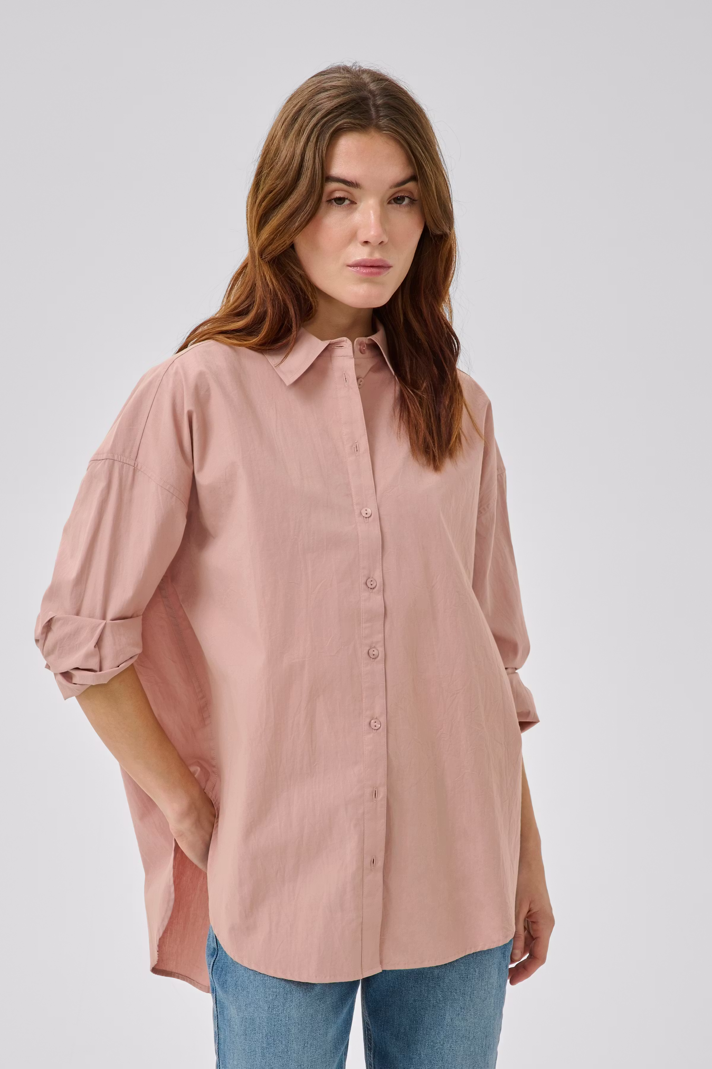 SunnaMW Boxy Overhemd LOOKBOOK FRONT 10705021-161508