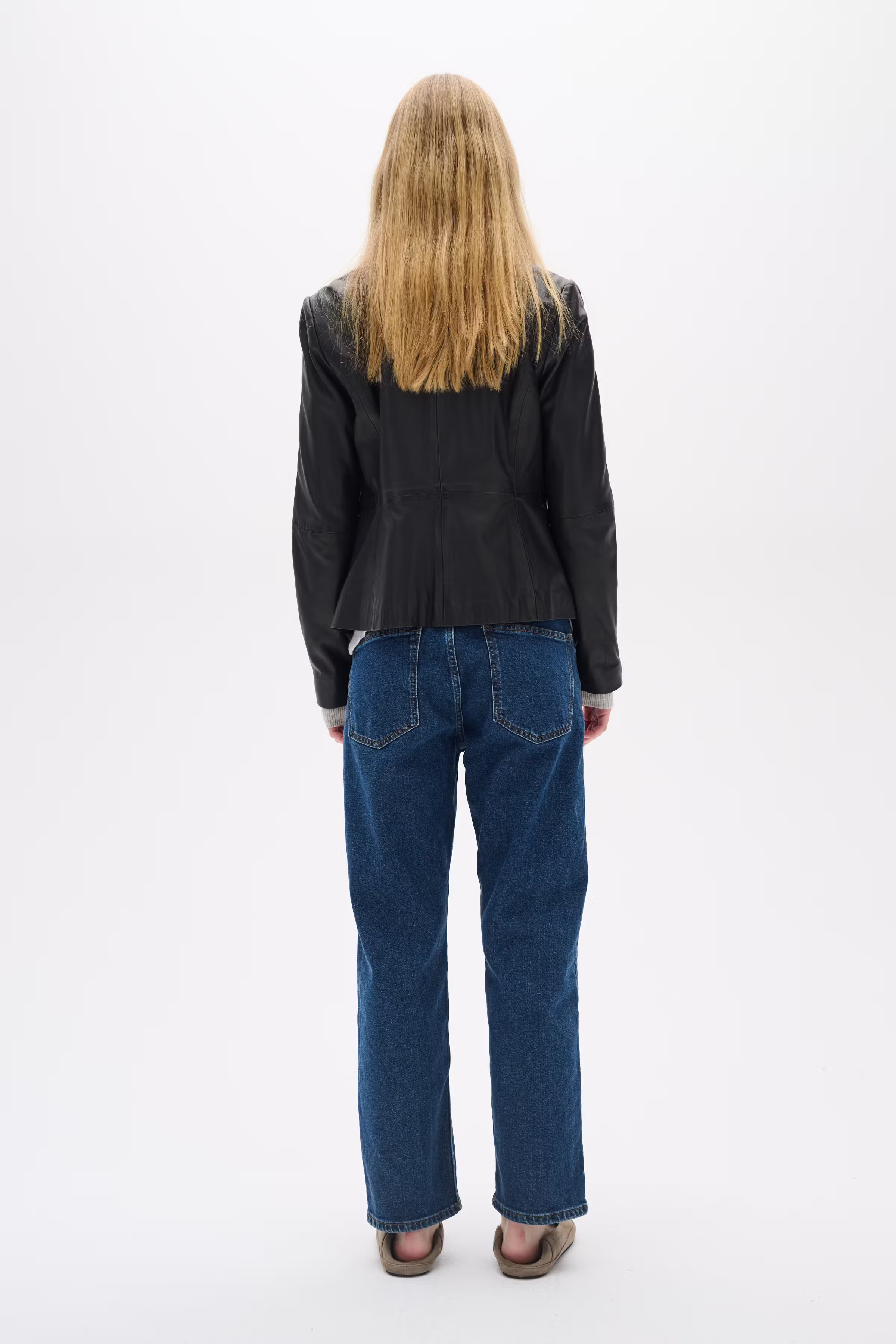 LullaIW Leren jas LOOKBOOK BACK 30104241-10050