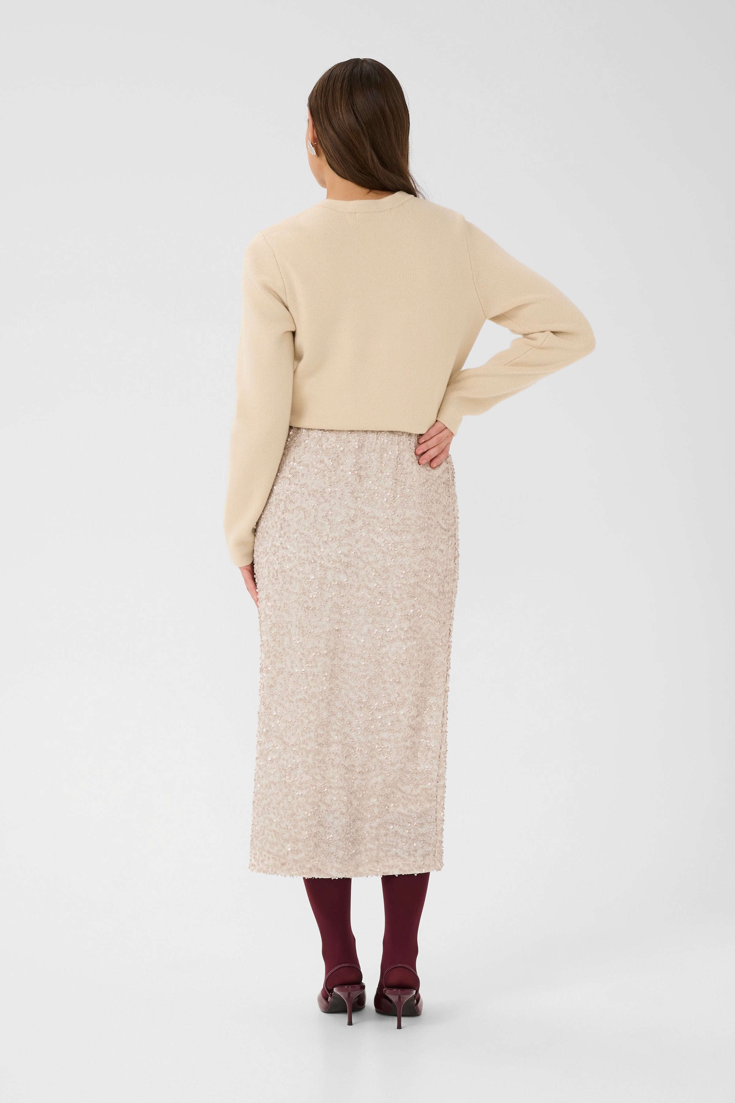 CUnali Paillettenrock LOOKBOOK BACK 50112484-120304