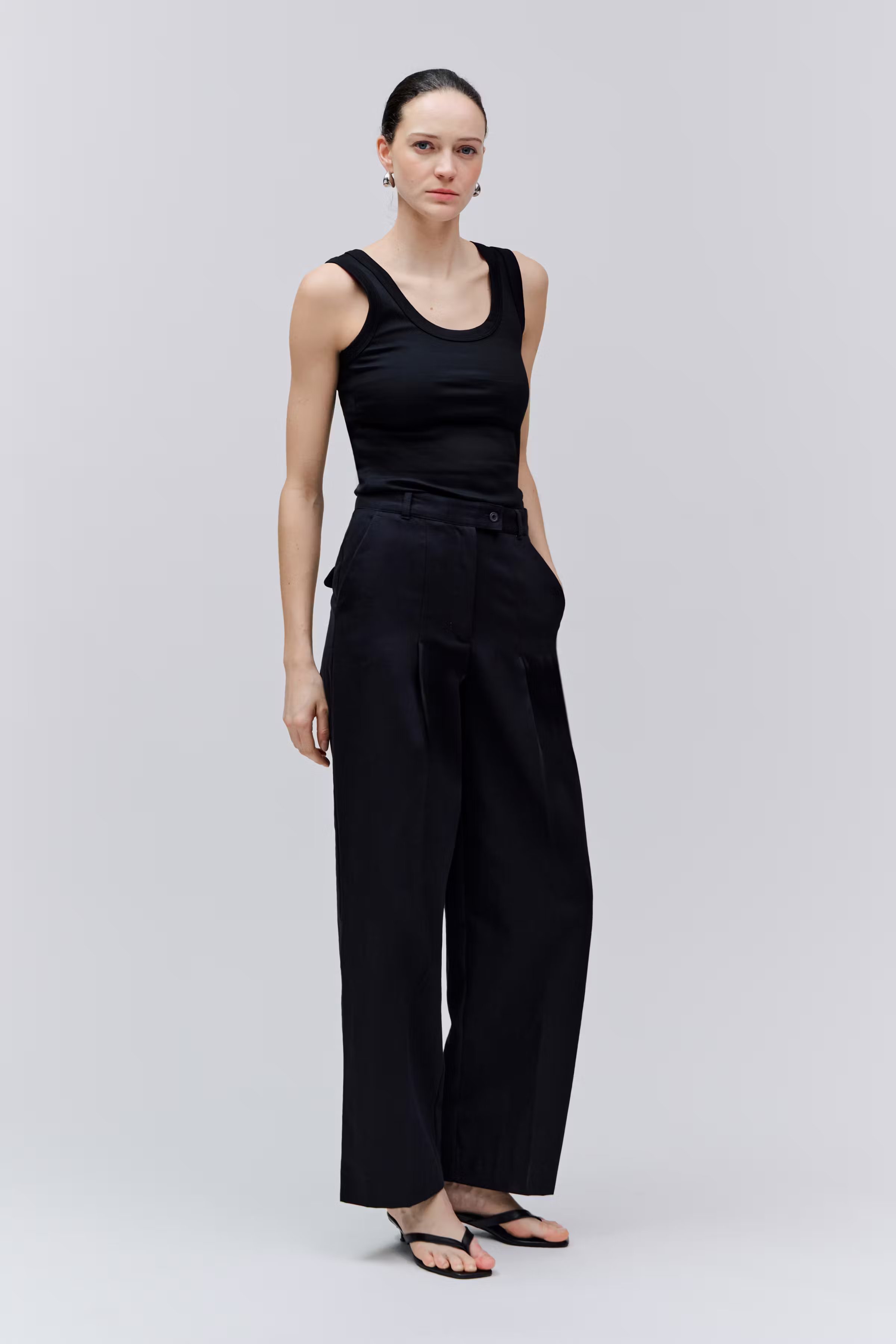 FRANCA T-shirt LOOKBOOK FRONT 30600611-BK999