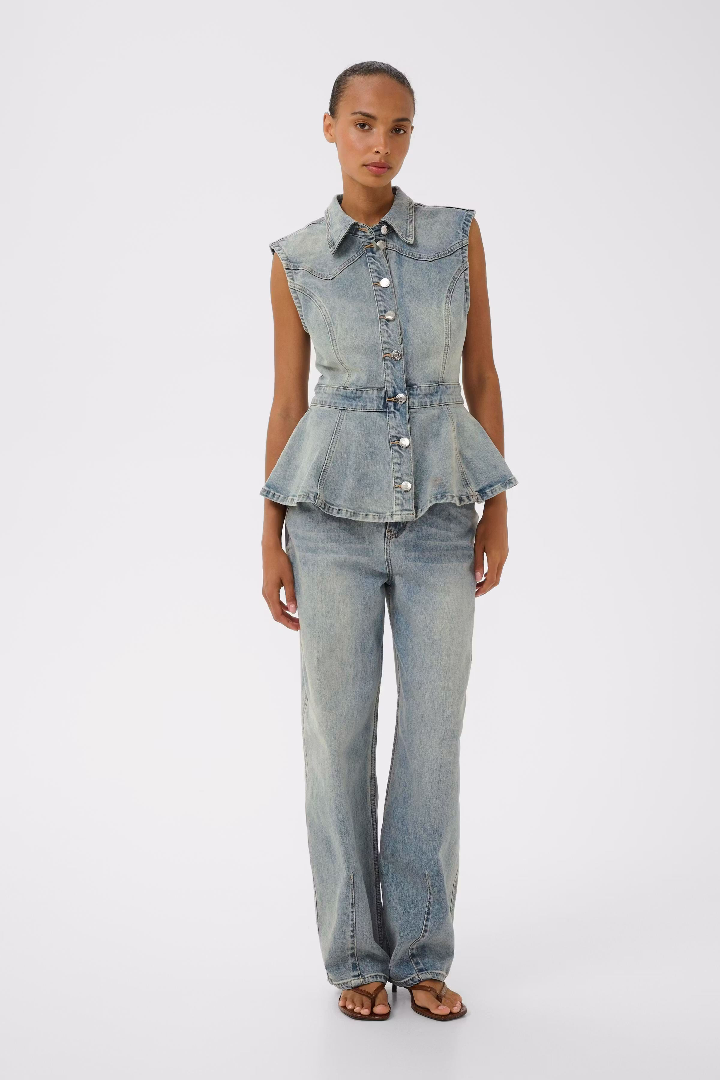 GZnoma Denim shirt LOOKBOOK FRONT 10911187-109408