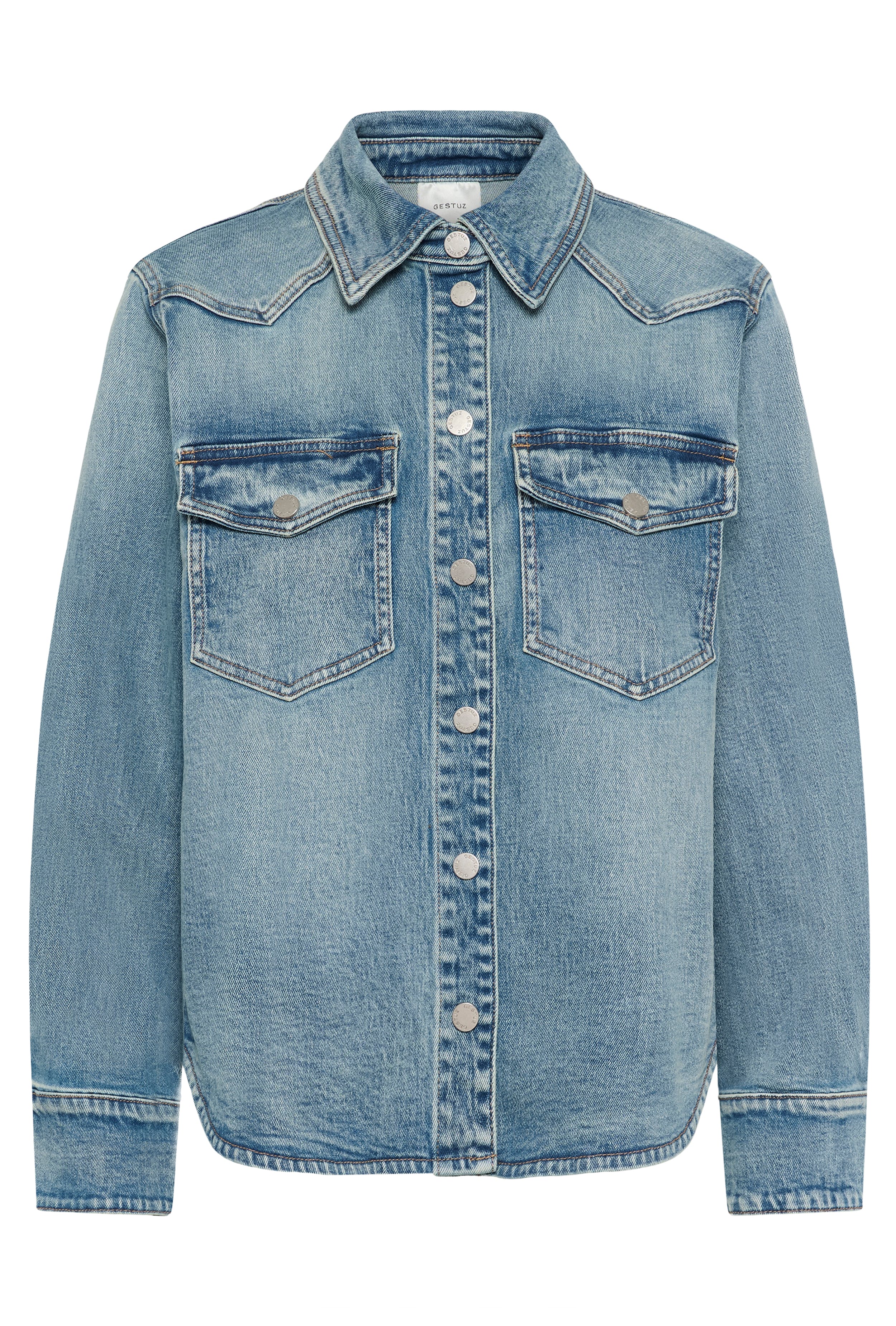 GZjardine Denimhemd LOOKBOOK FRONT 10911007-104590