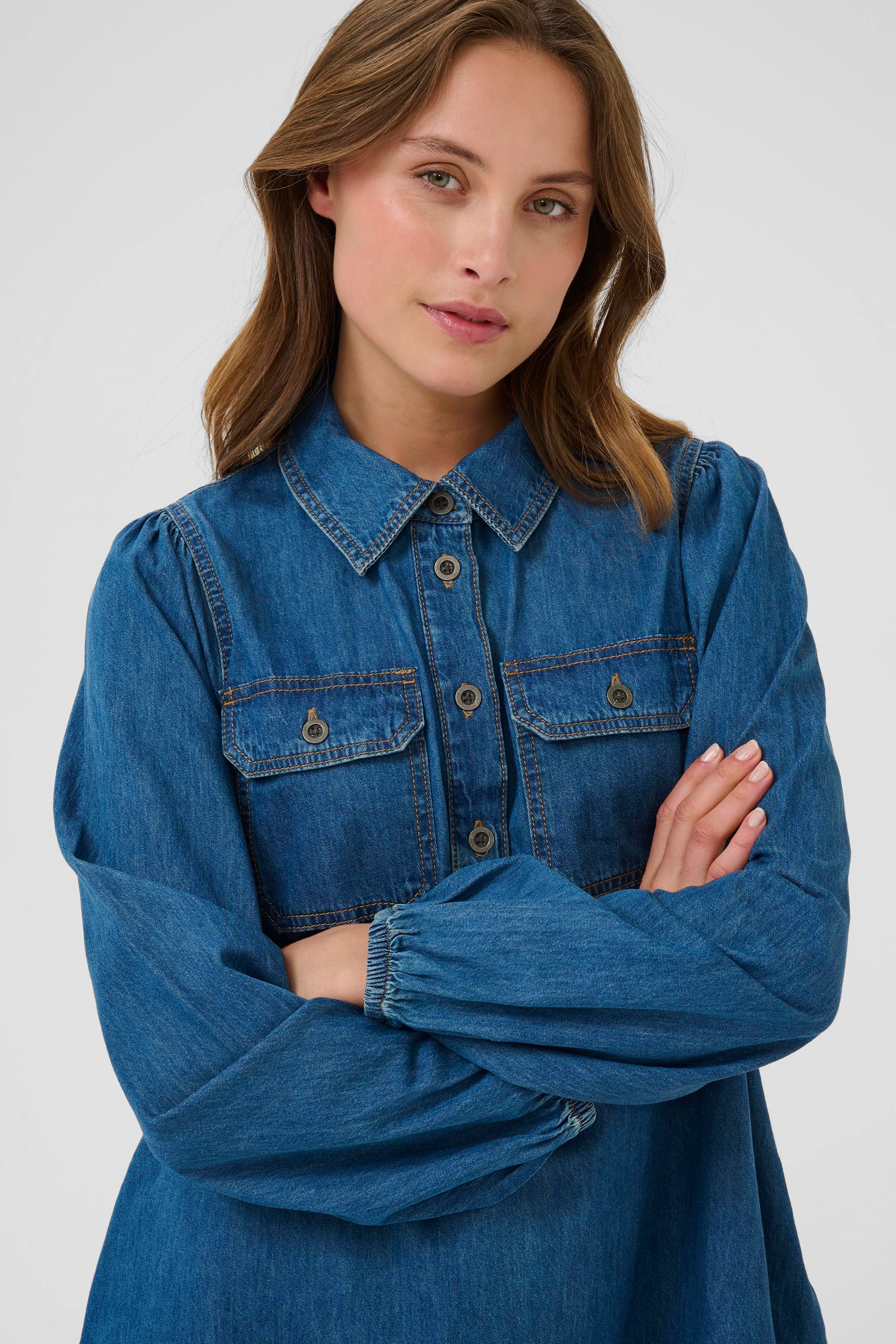 CUbayla Denimkjole LOOKBOOK DETAIL 50112799-500029