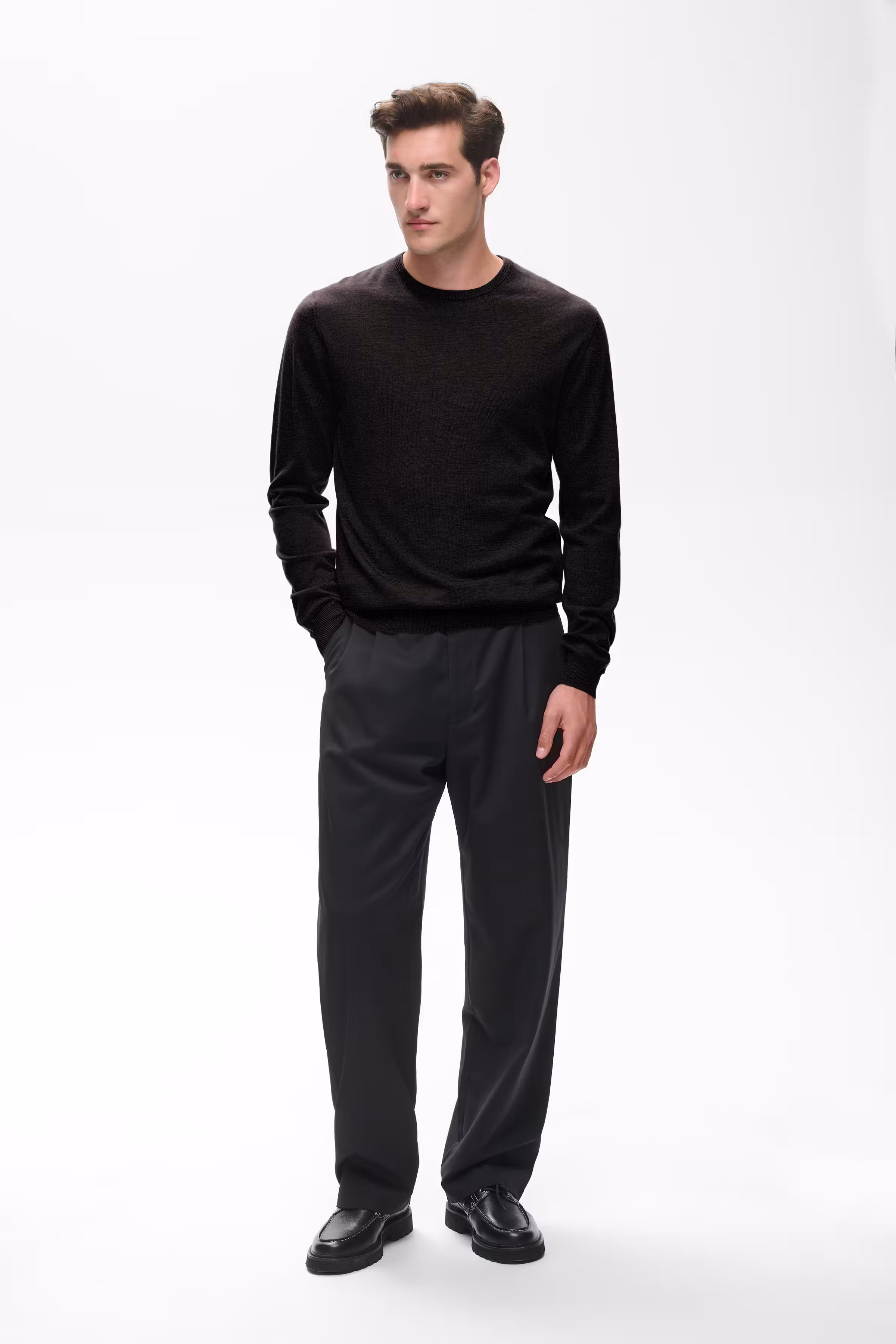Margrate Merino Pullover LOOKBOOK FRONT 30200611-1911031