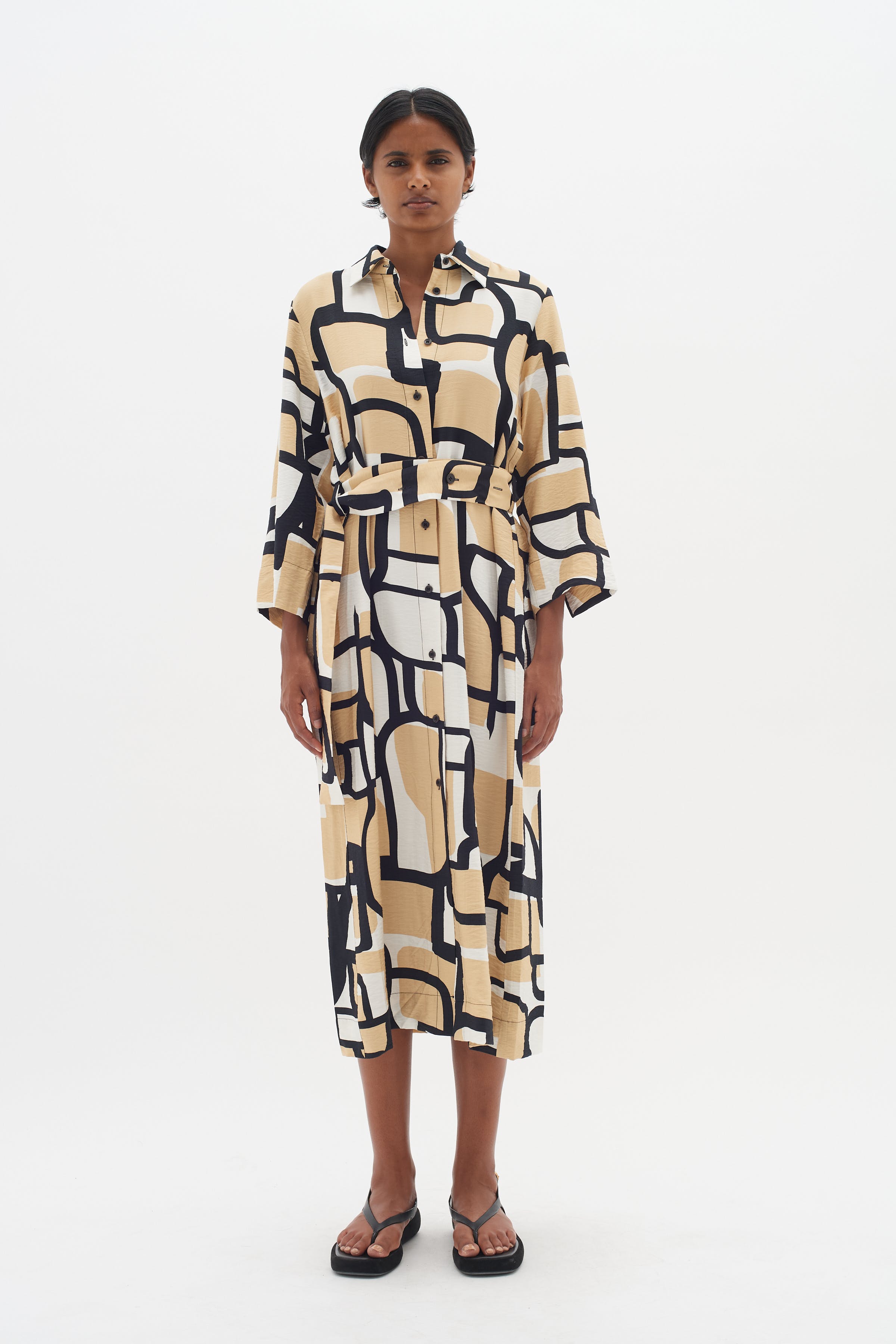 HecanteIW Shirt Jurk LOOKBOOK FRONT 30109128-302753