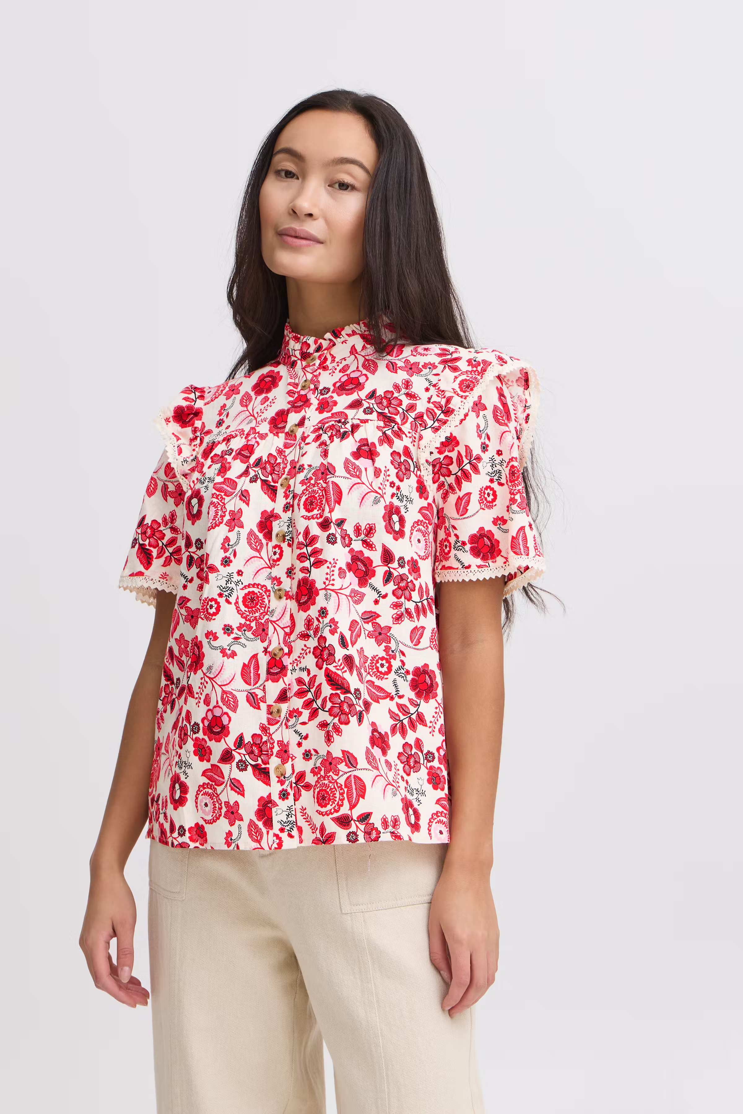IRANNA Overhemd met lang mouwen LOOKBOOK FRONT 20122623-130905