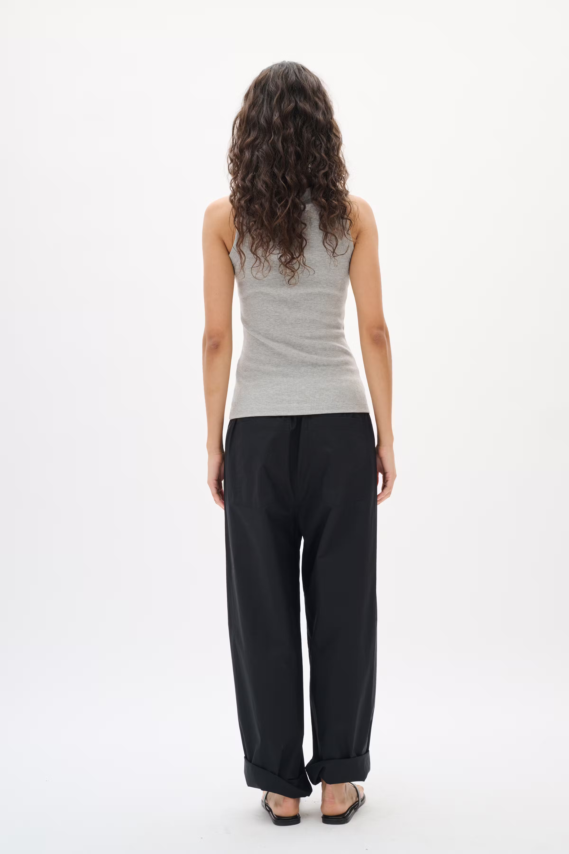 KennaIW Poplin Broek LOOKBOOK BACK 30110533-194008