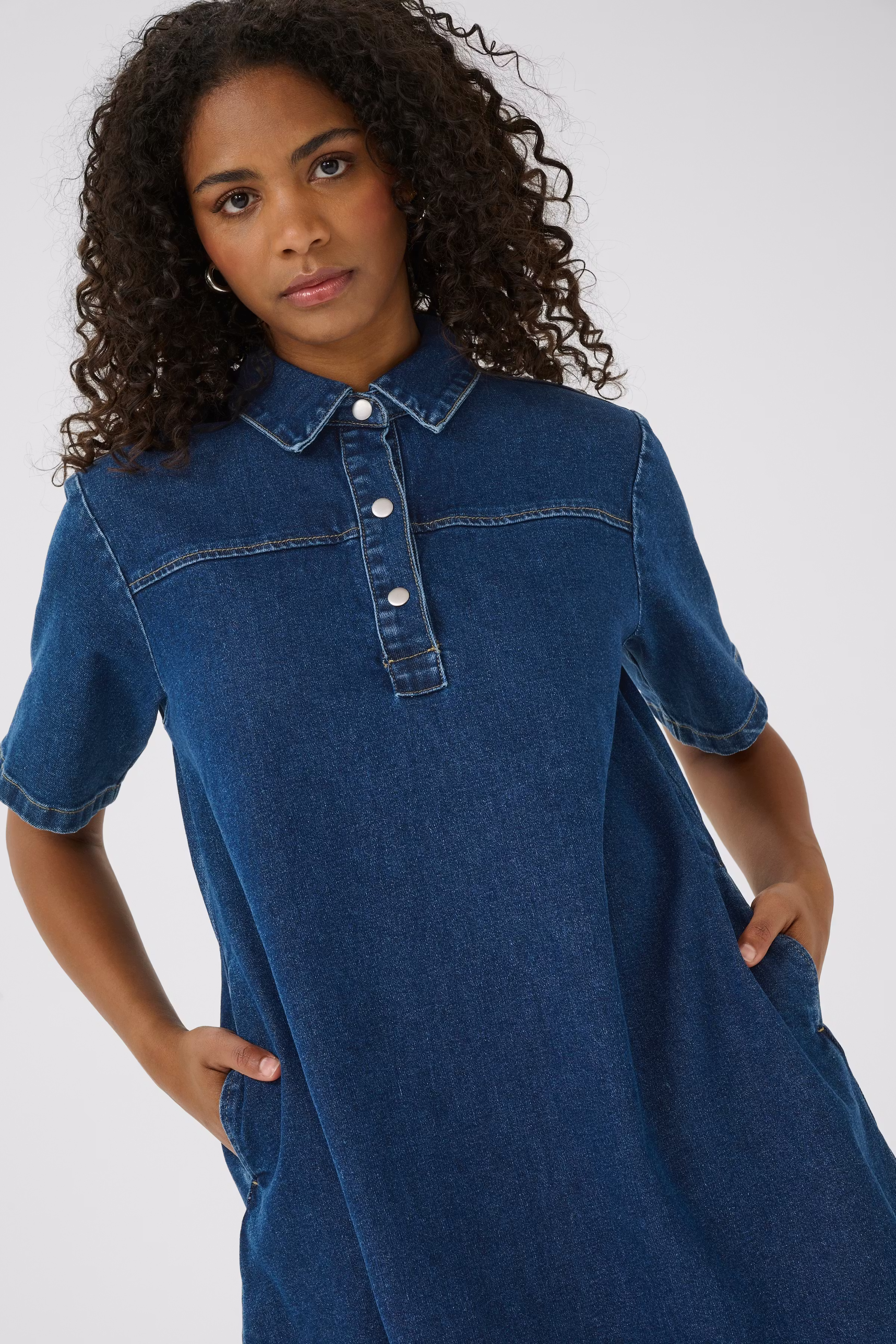 KAsandra Denim Dress LOOKBOOK DETAIL 10552391-102272