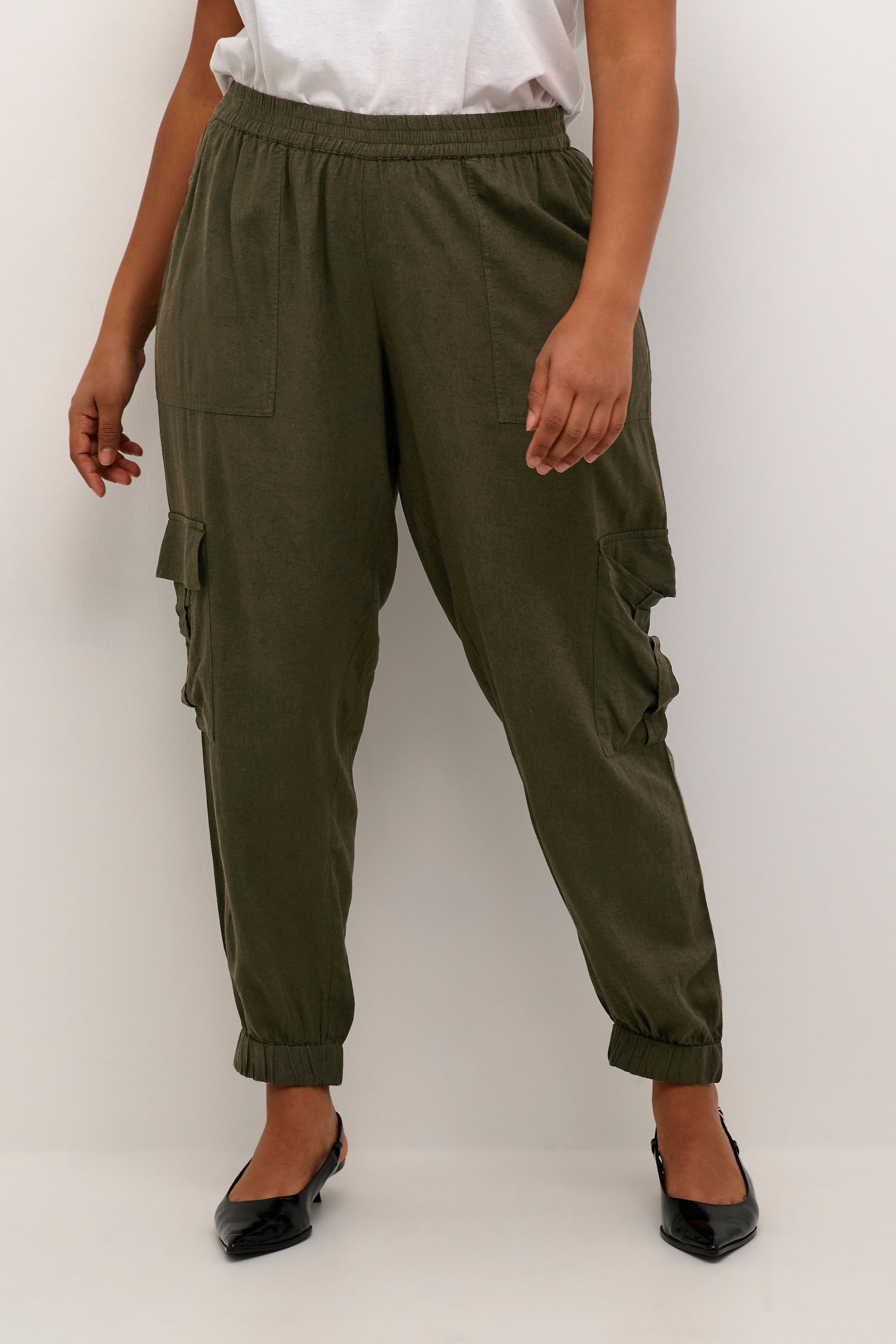 KCmille Cargo Linnen broek LOOKBOOK FRONT 10582219-190414