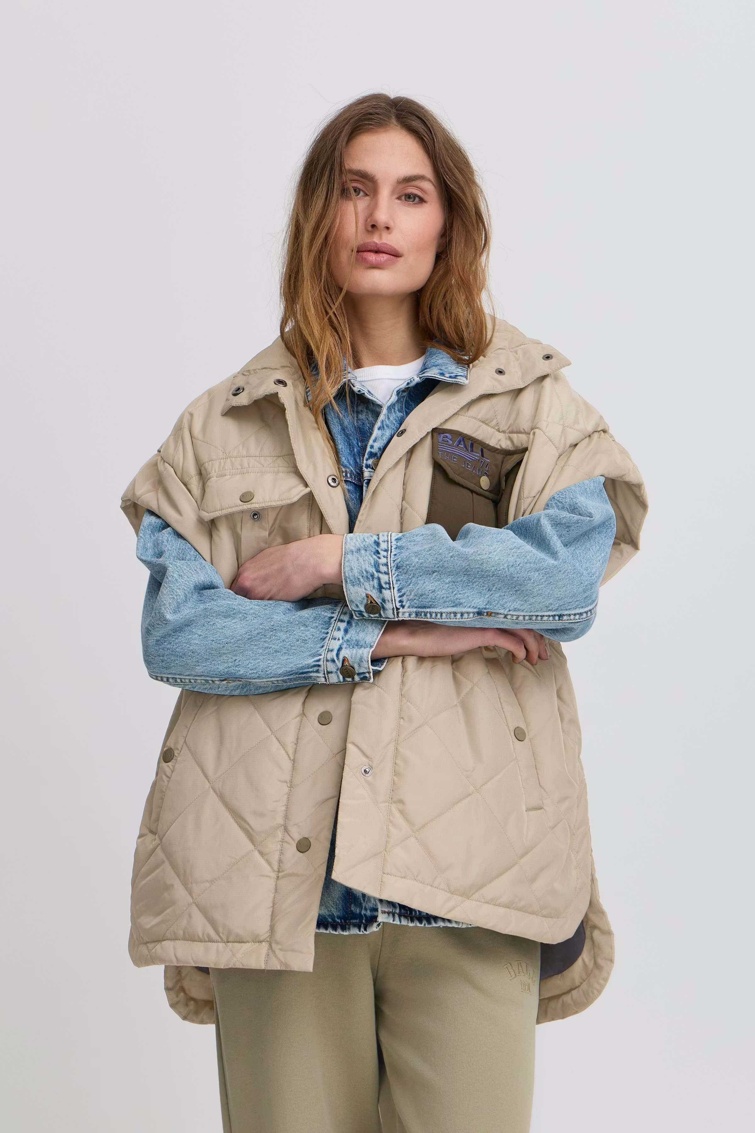 BAESTEL Waistcoat outerwear LOOKBOOK FRONT 50405115-170510