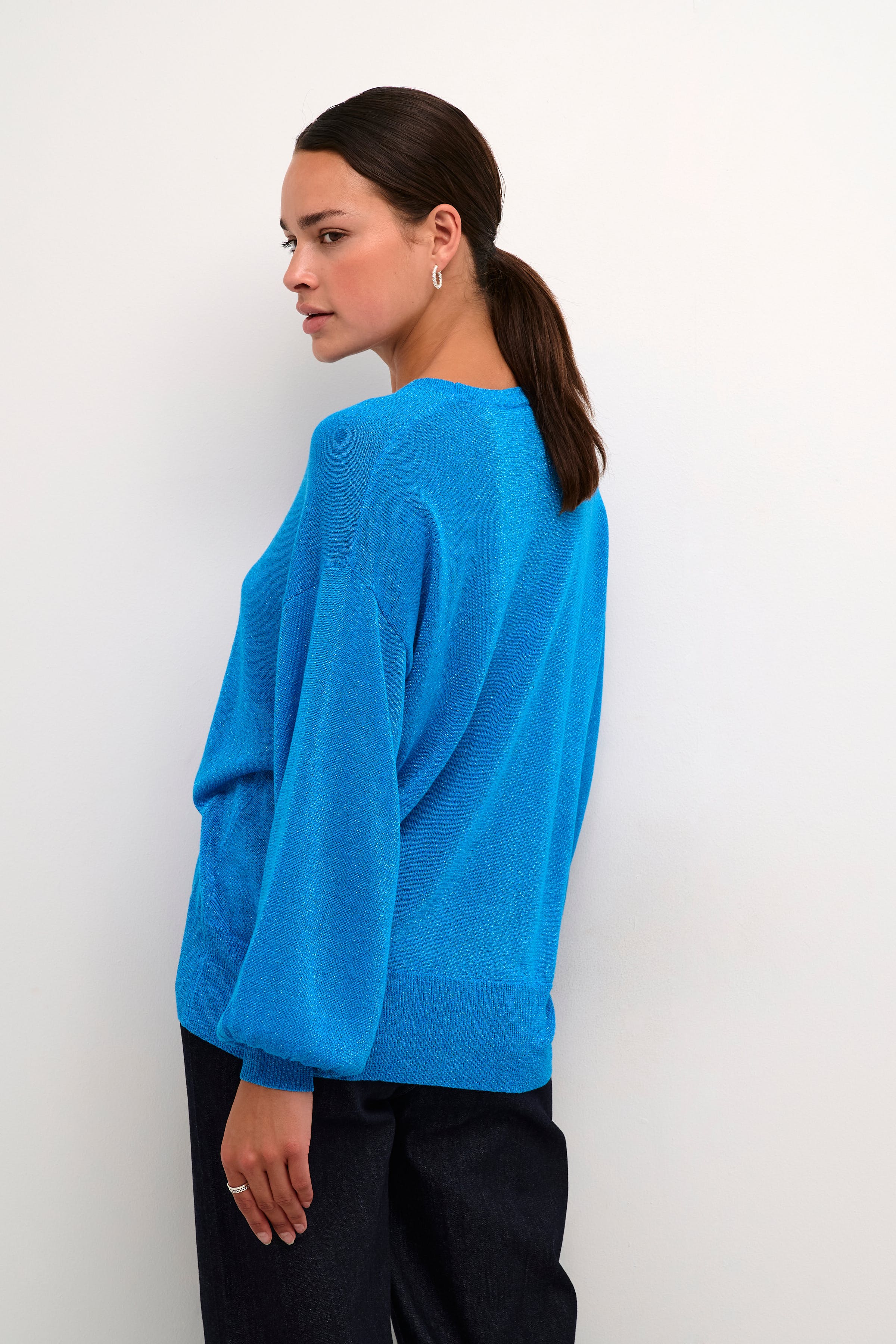 KAankra Glimmerstriktrøje LOOKBOOK BACK 10552376-174435