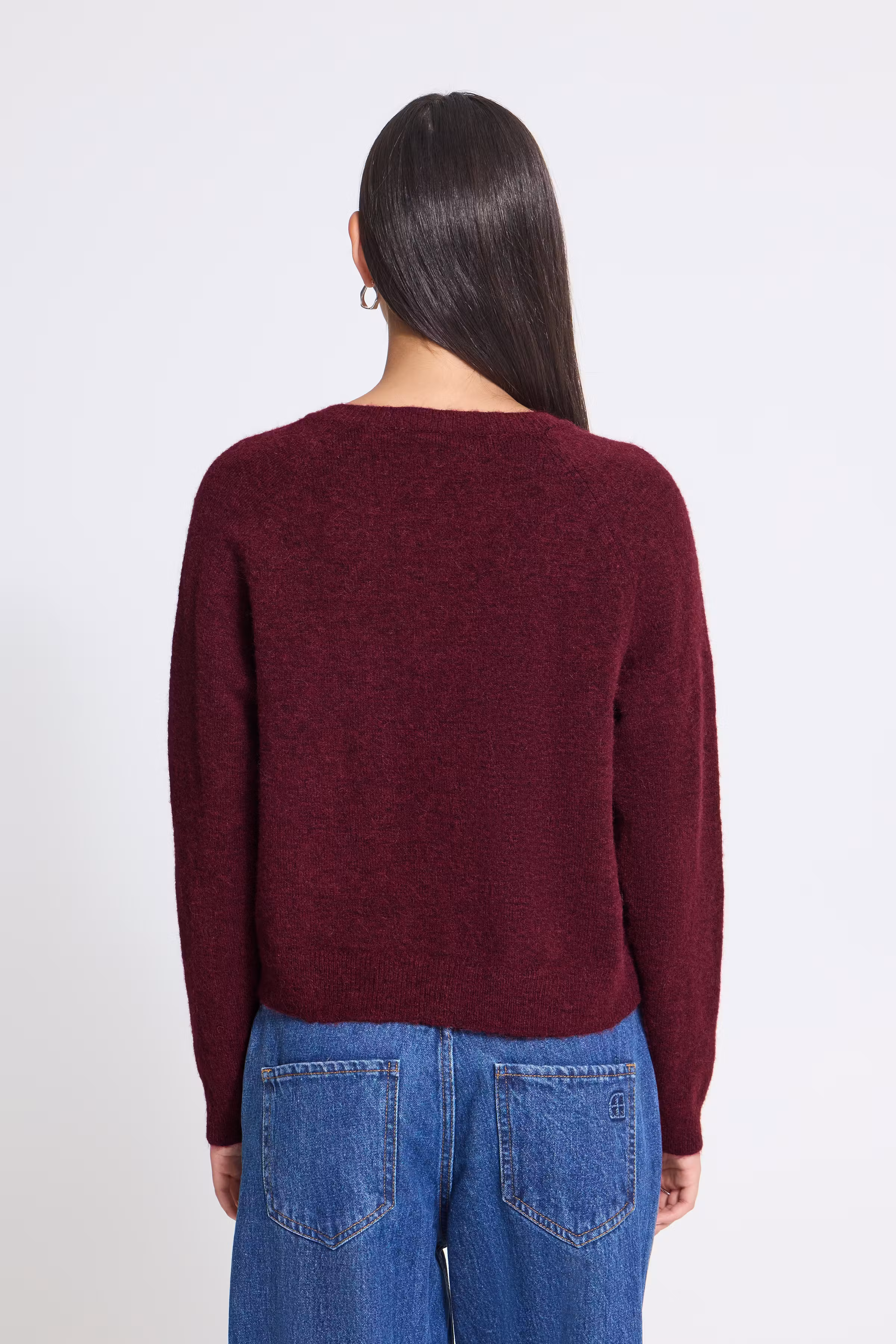IHSAGE Cardigan LOOKBOOK BACK 20126708-191522