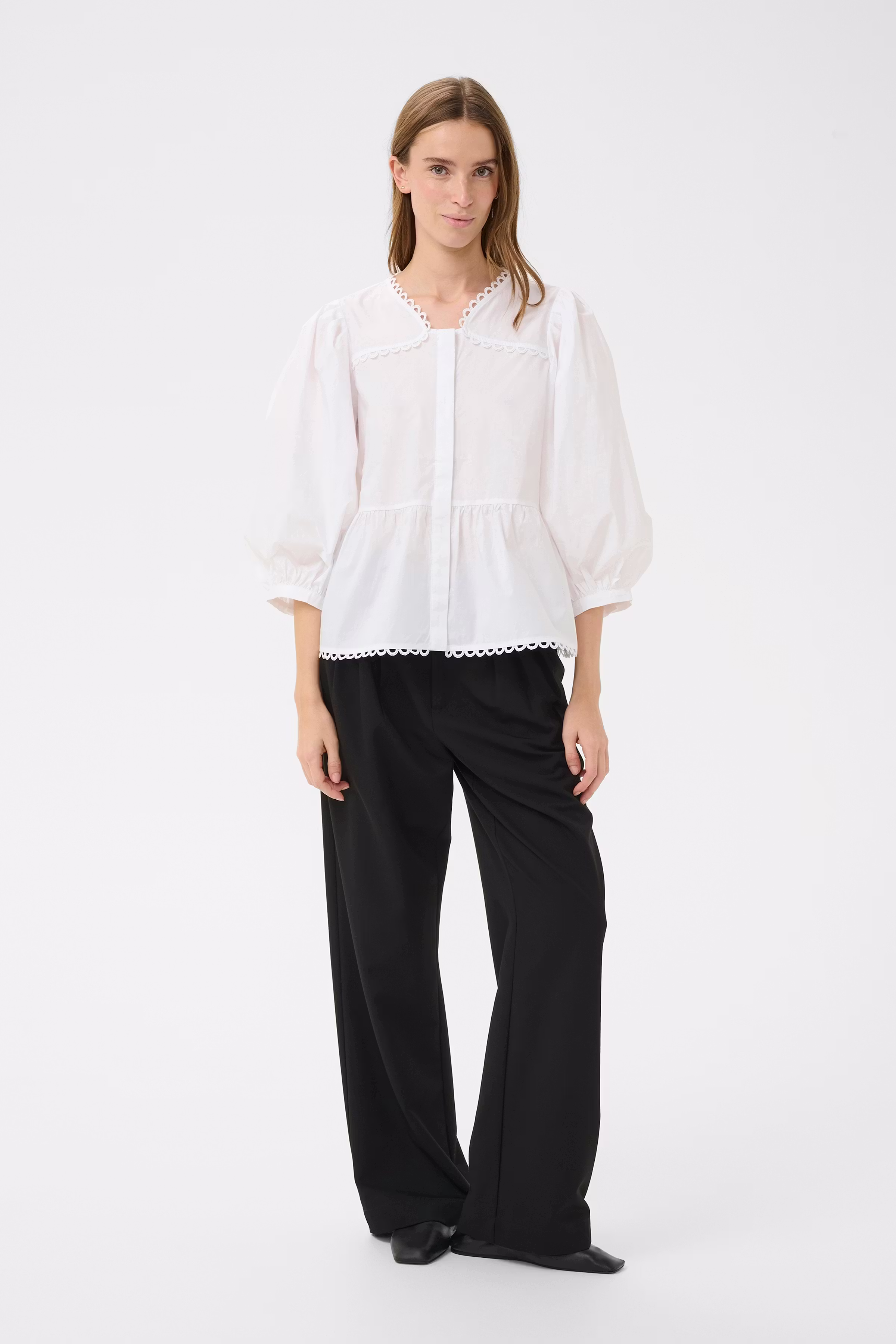 KBAnnabelle Bluse LOOKBOOK FRONT 10105537-110601