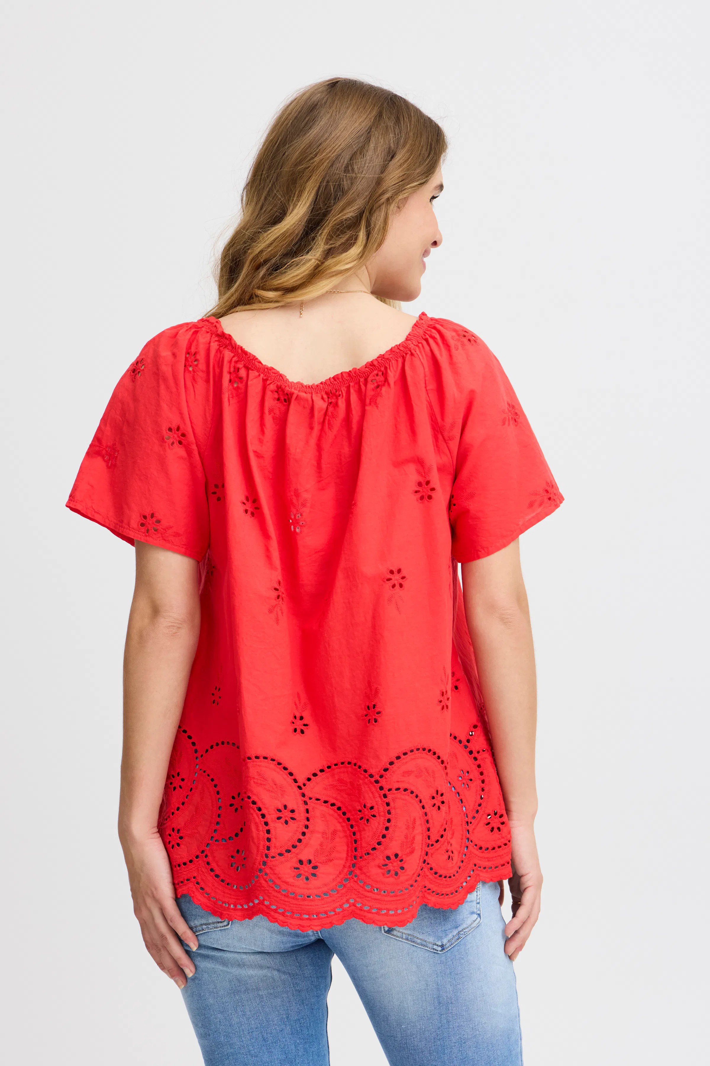 Kortermet bluse LOOKBOOK BACK 22100598-171663