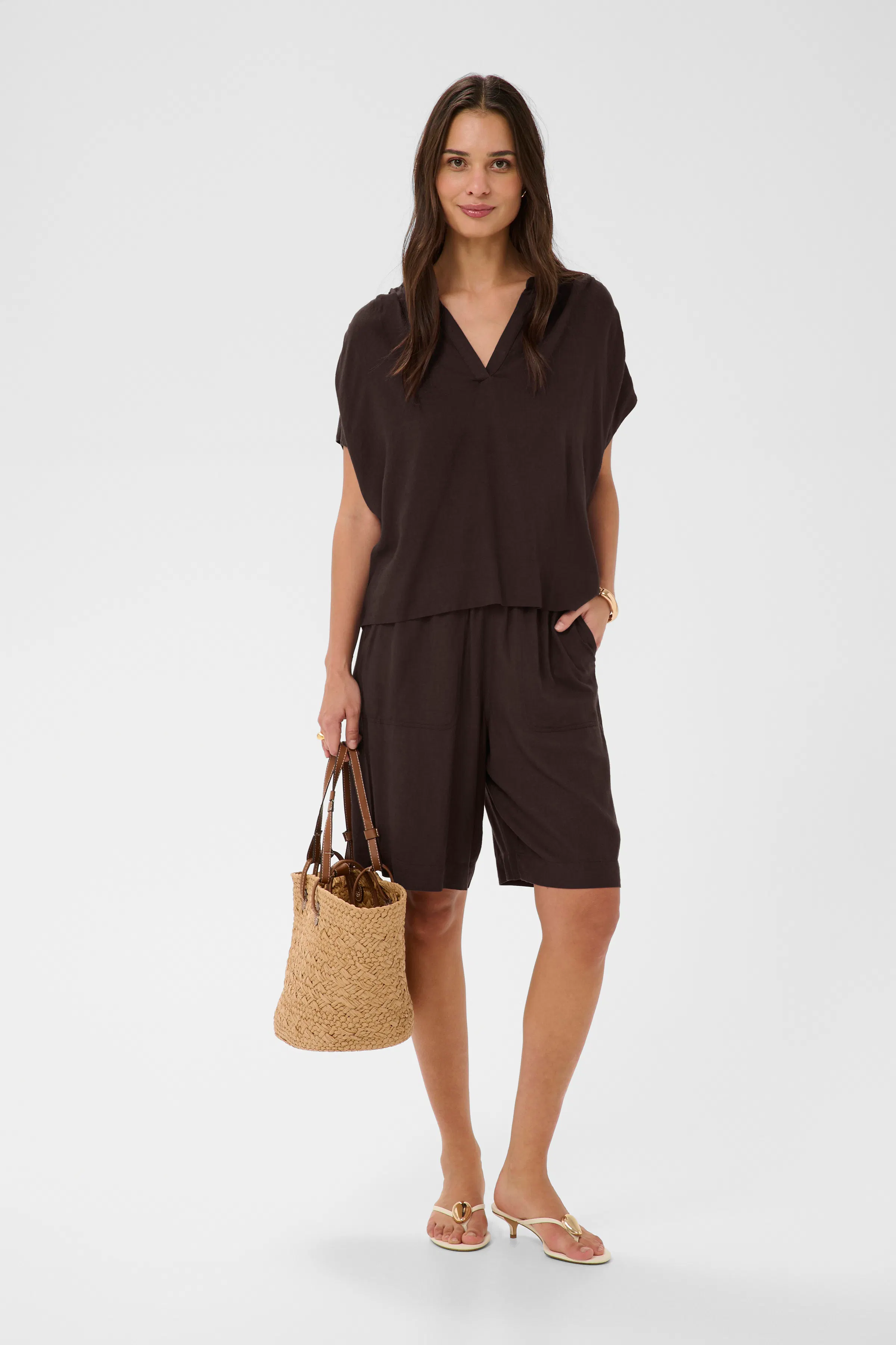 KAmilia Linne Top LOOKBOOK FRONT 10509670-191111