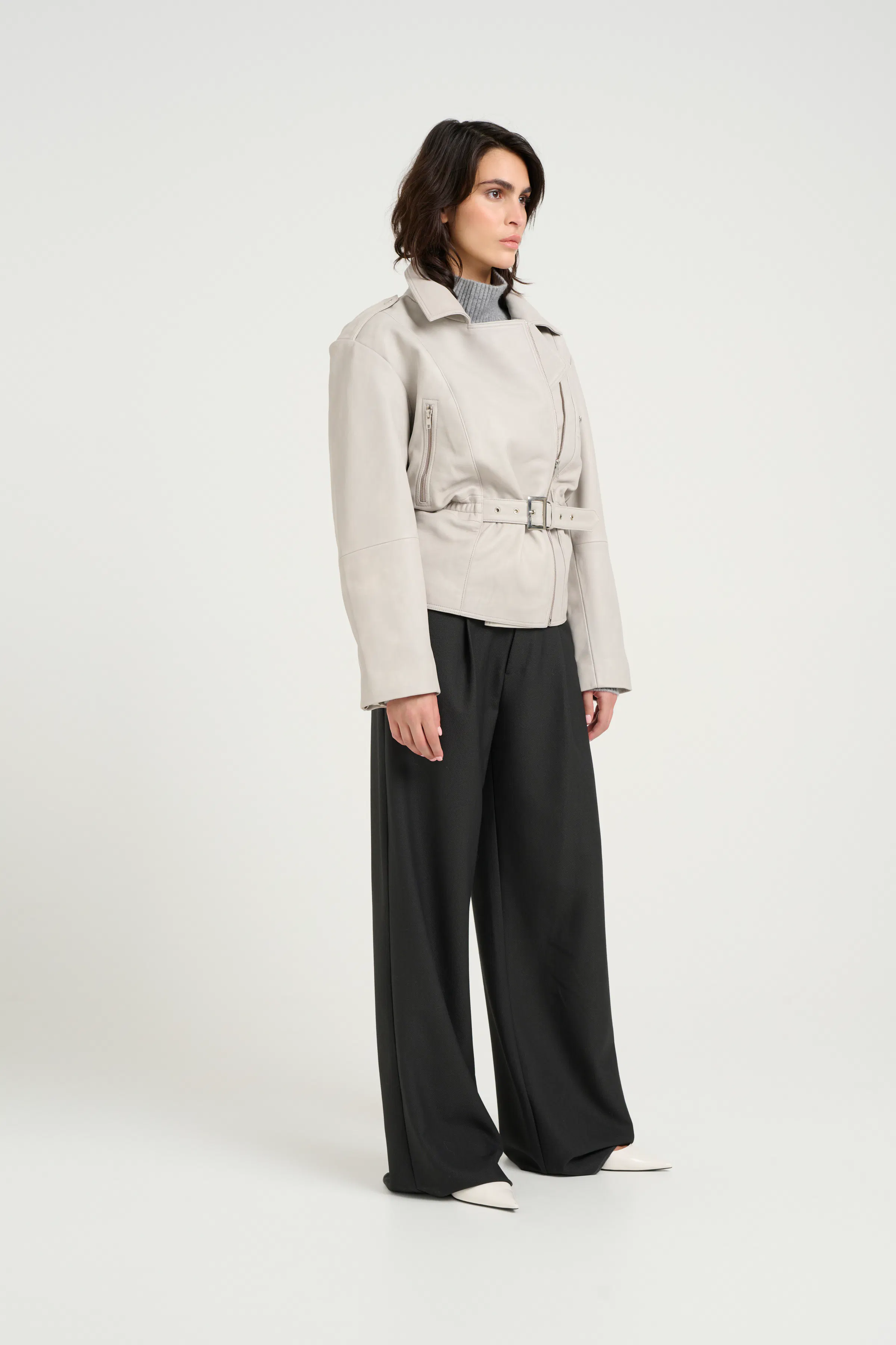 TiaGZ Læderjakke LOOKBOOK FRONT 10909784-124300