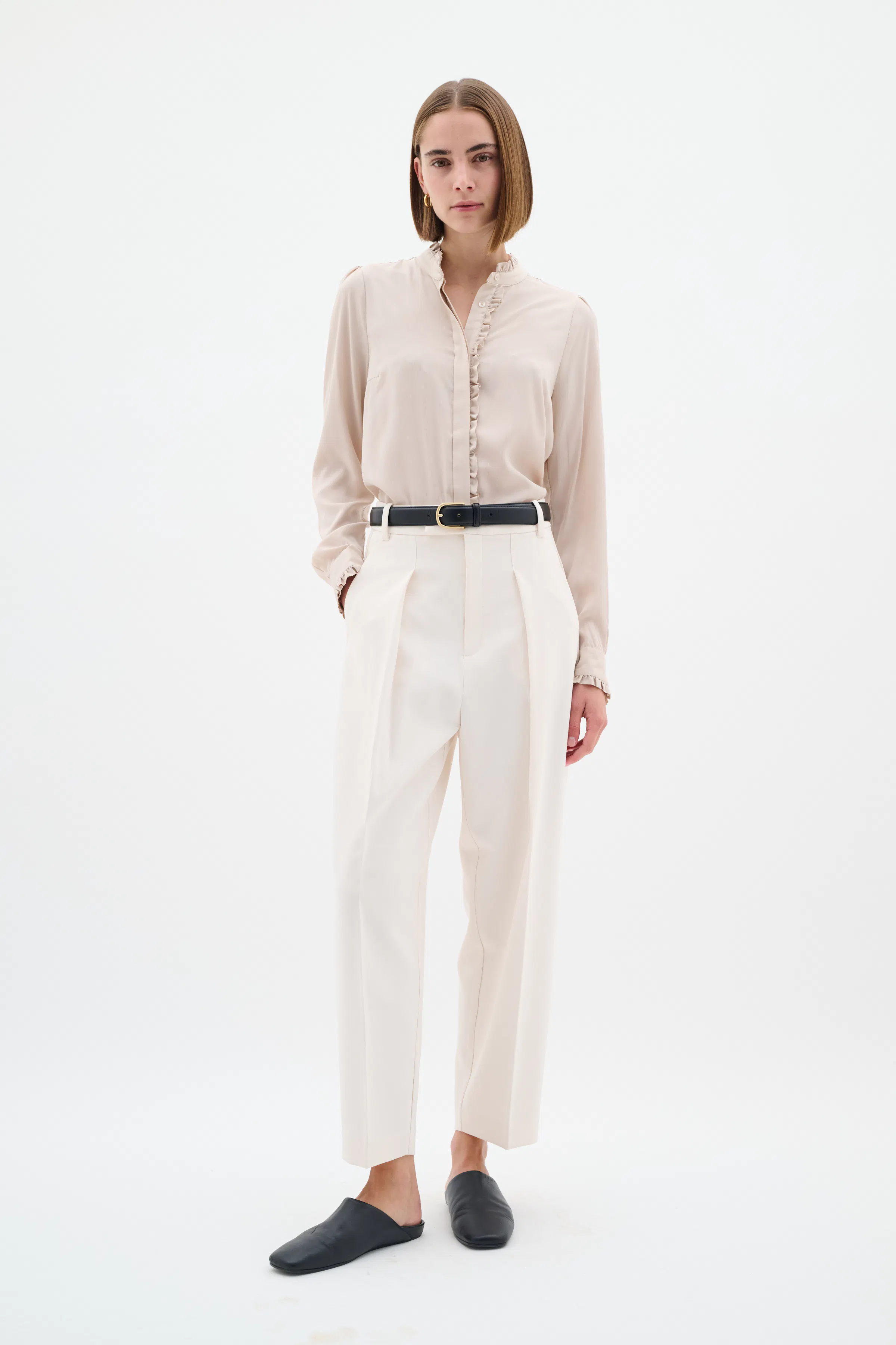 VidenzoIW Skjorte LOOKBOOK FRONT 30110737-303115