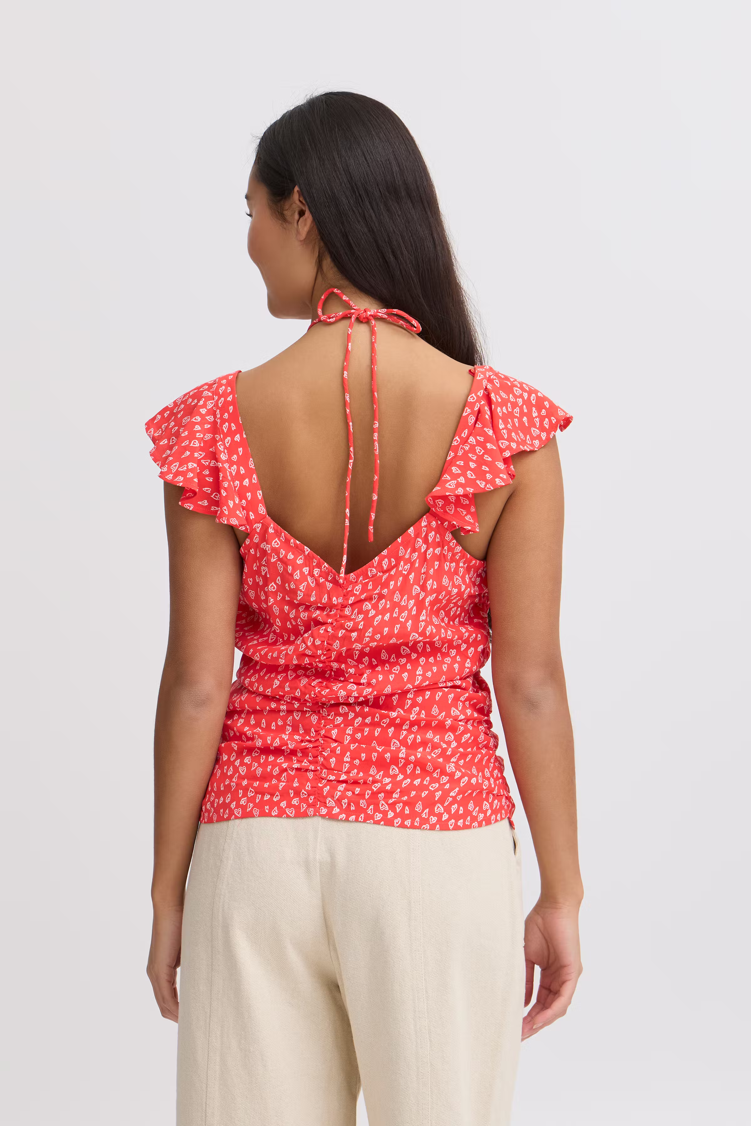 IRYRSA Kortermet bluse LOOKBOOK BACK 20122861-171654