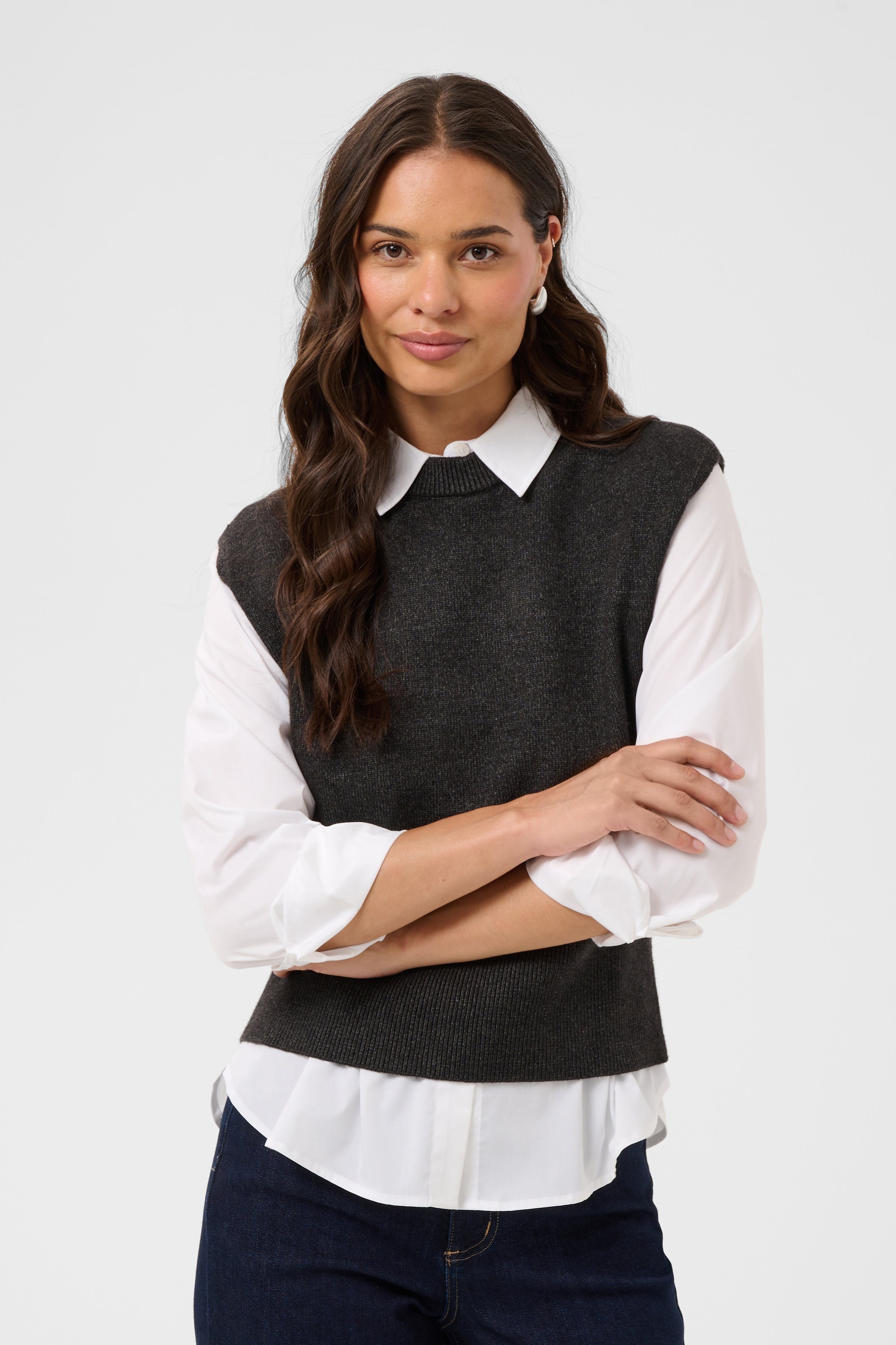 KAbarbara Weste LOOKBOOK FRONT 10512248-100125