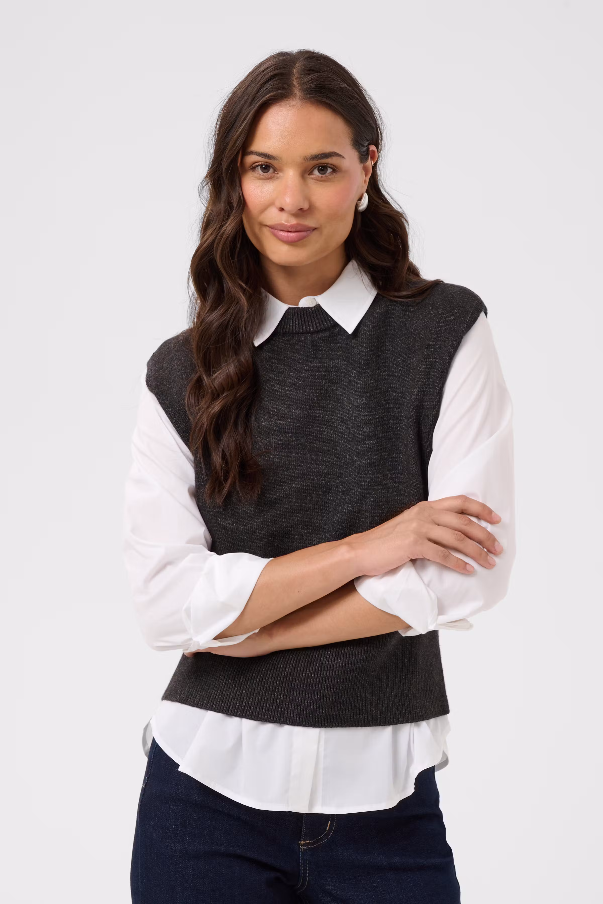 KAbarbara Weste LOOKBOOK FRONT 10512248-100125