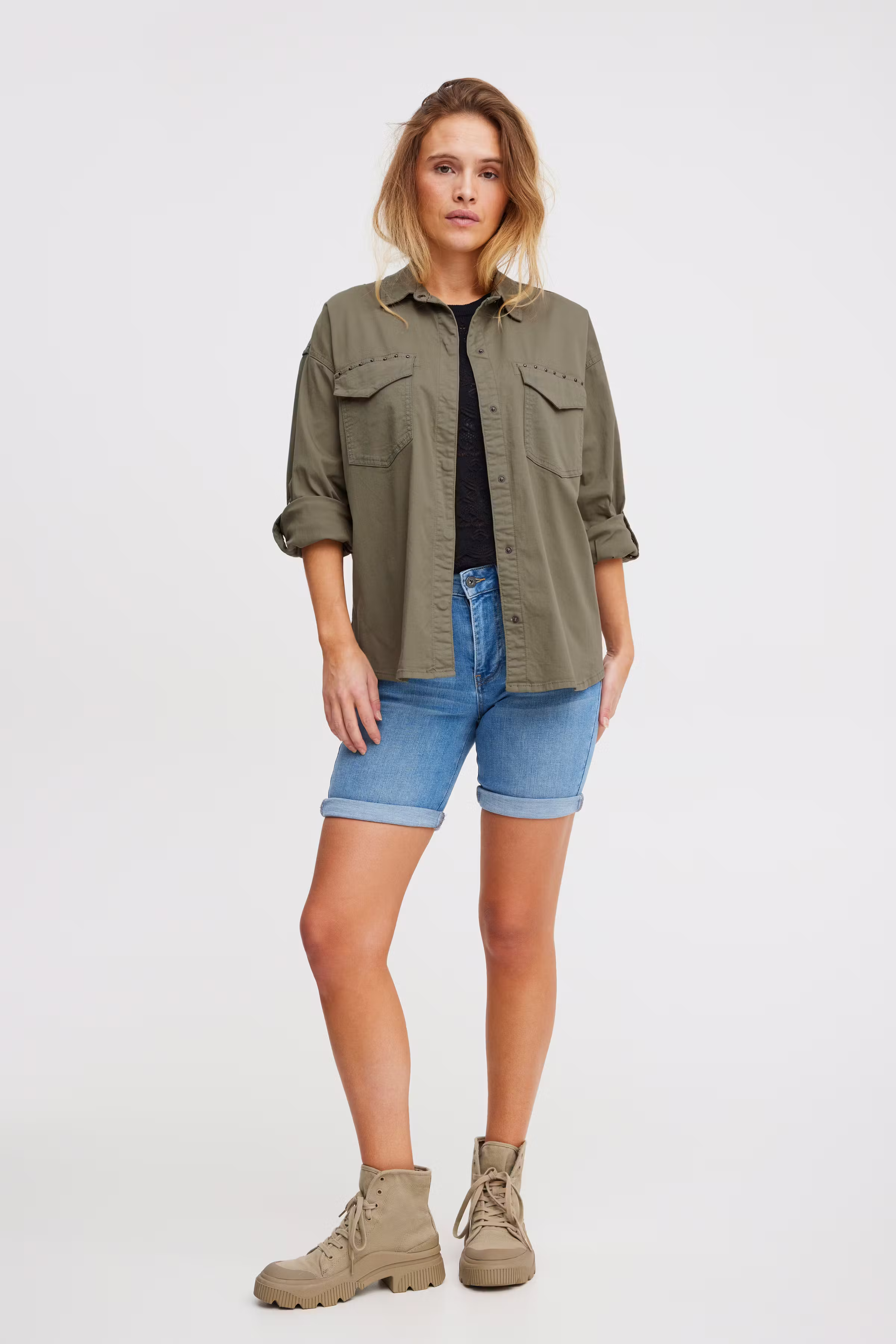 PZVALENTINA Skjorte LOOKBOOK FRONT 50208073-180312