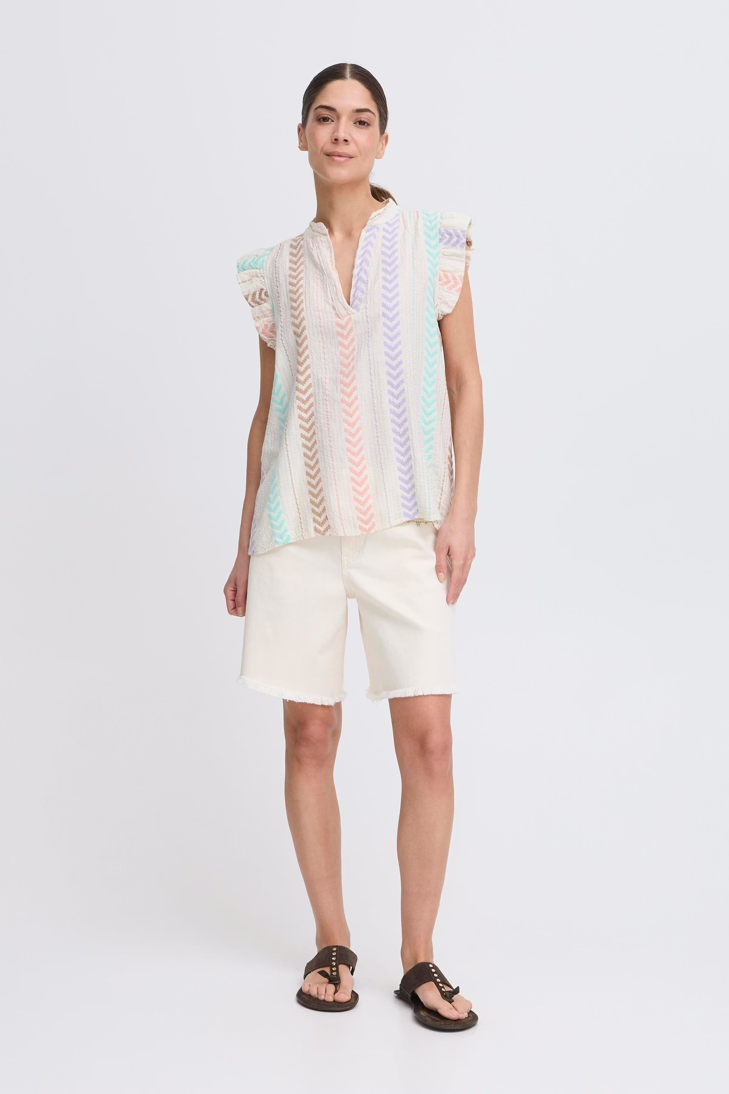 PZSAVANNA Blouse LOOKBOOK FRONT 50209063-114201